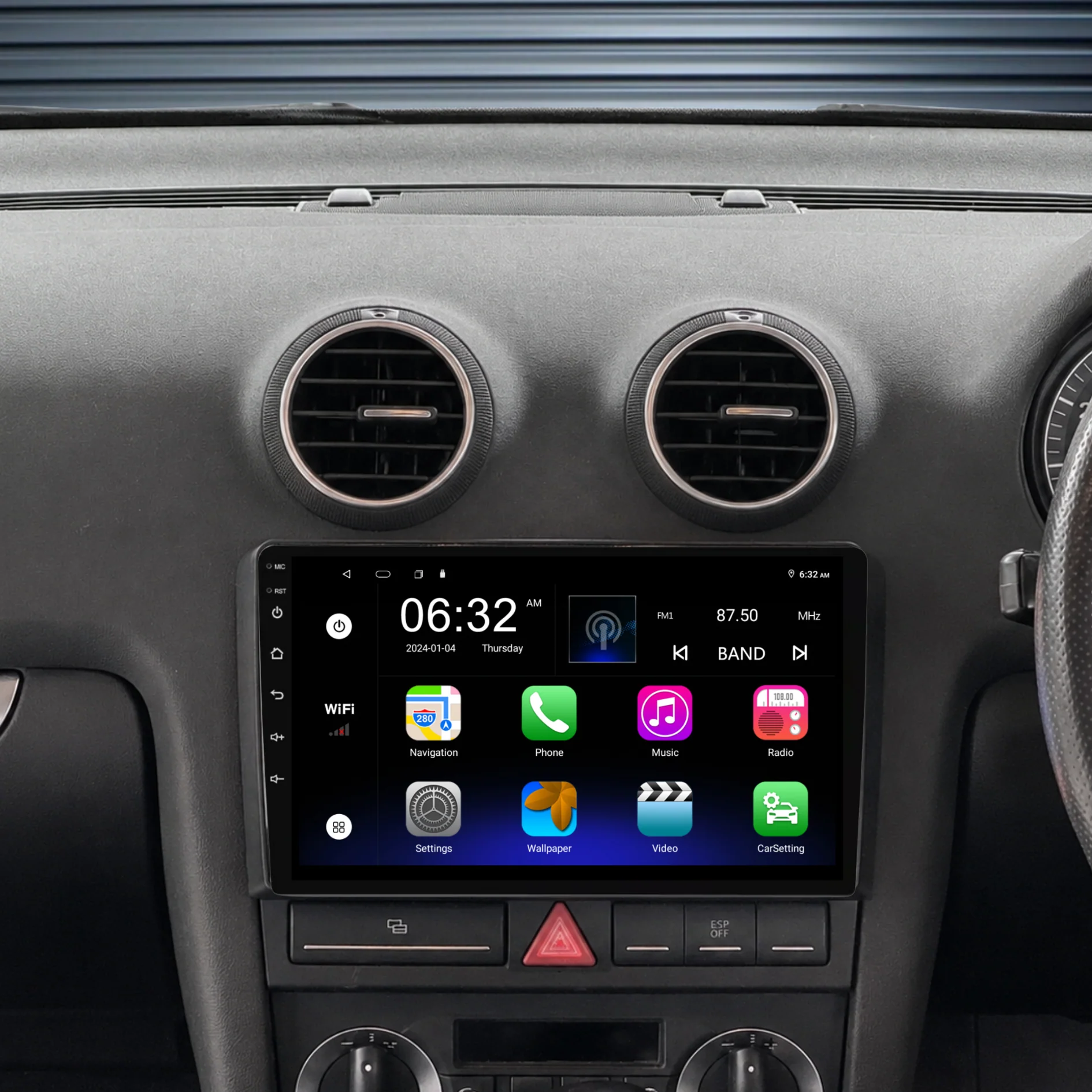 Audi A3 (2008-2012) Plug & Play Head Unit Upgrade Kit: Car Radio with Wireless & Wired Apple CarPlay & Android Auto - Image 6