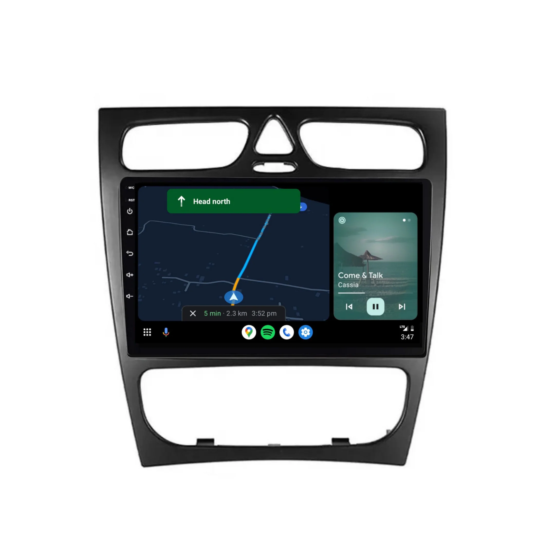 Benz C-Class / W203 / CLK / CL209 (2000-2004) Plug & Play Head Unit Upgrade Kit: Car Radio with Wireless & Wired Apple CarPlay & Android Auto - Image 5