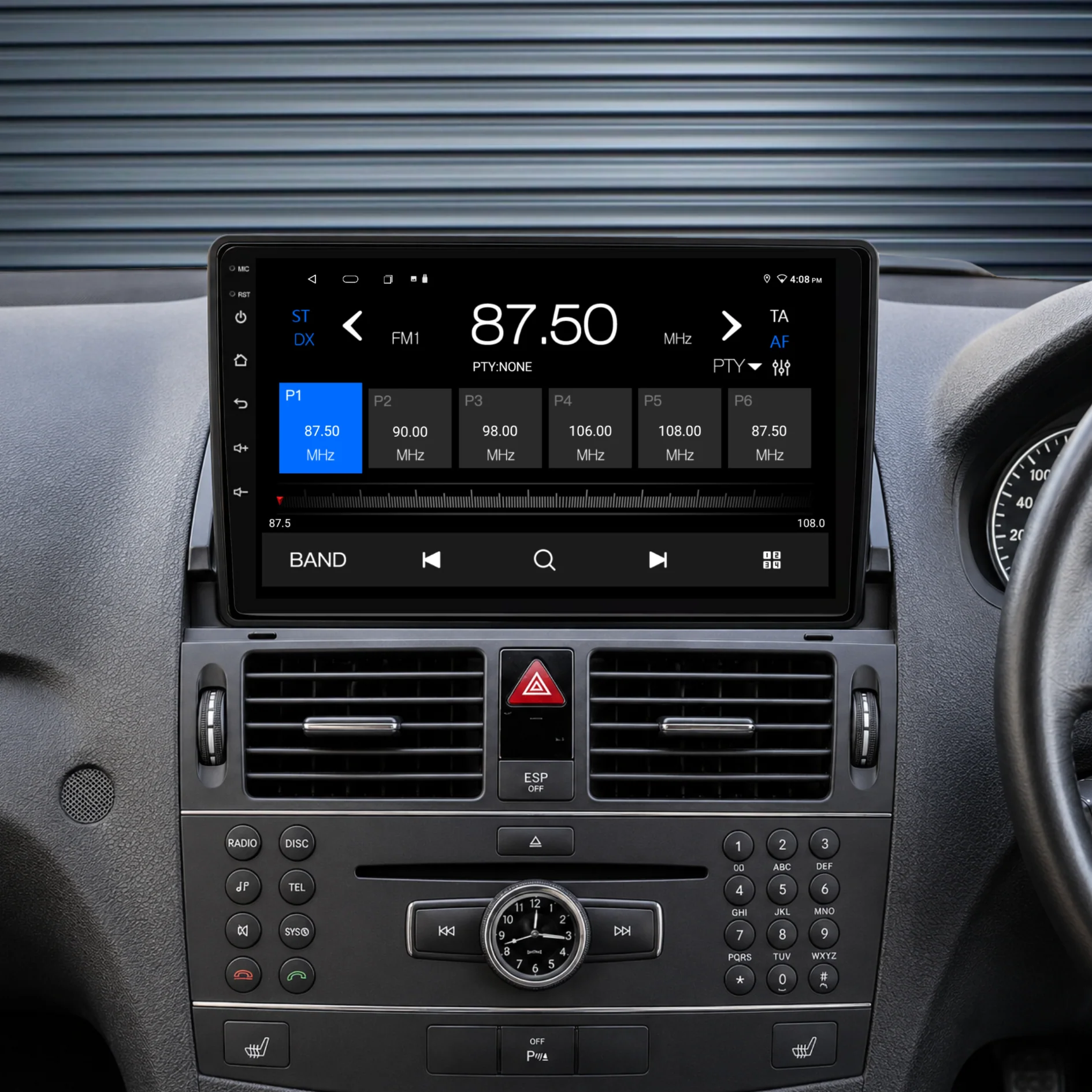 Benz C-Class / W204 S204 (2006-2011) Plug & Play Head Unit Upgrade Kit: Car Radio with Wireless & Wired Apple CarPlay & Android Auto - Image 5