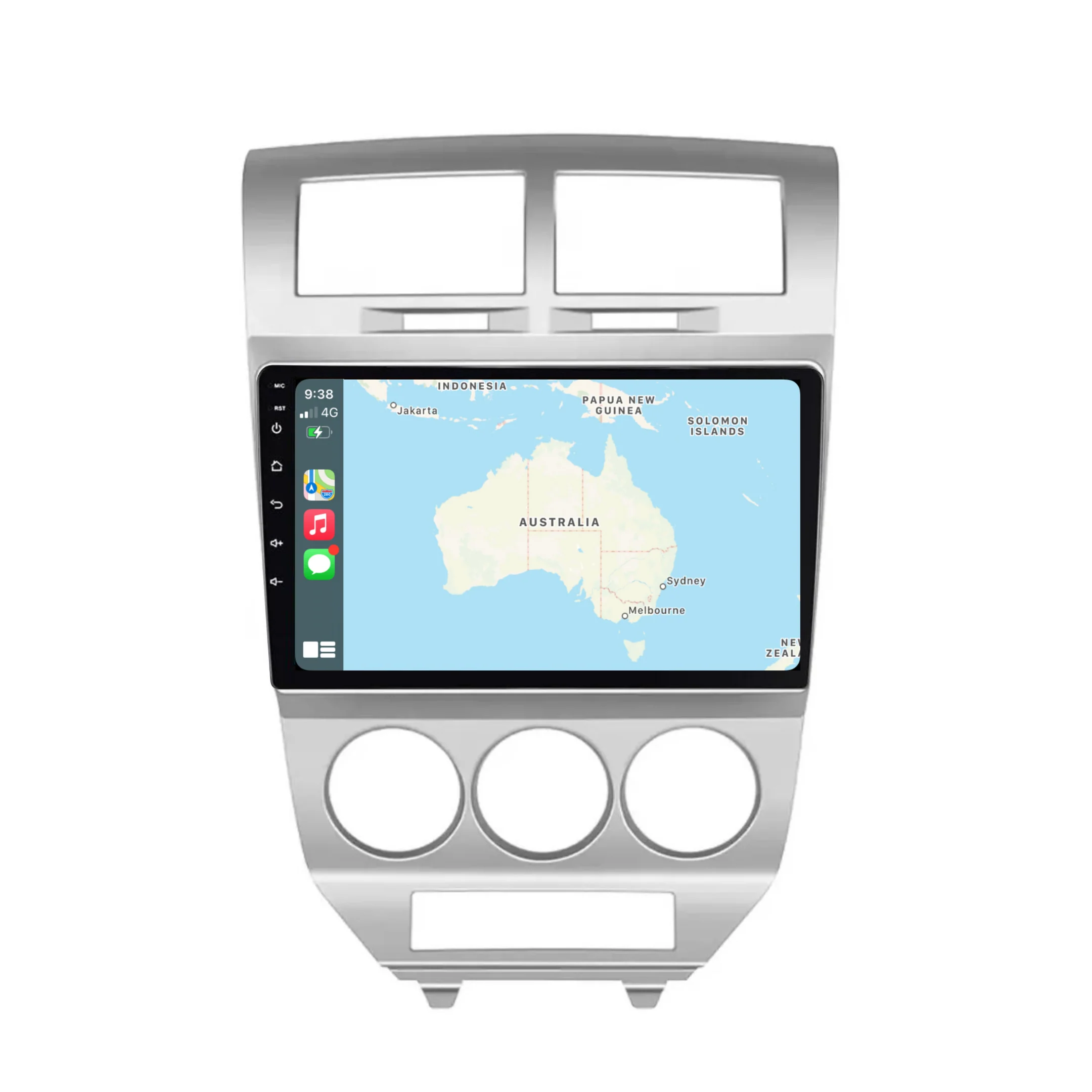Dodge Caliber (2009-2012) Plug & Play Head Unit Upgrade Kit: Car Radio with Wireless & Wired Apple CarPlay & Android Auto - Image 2