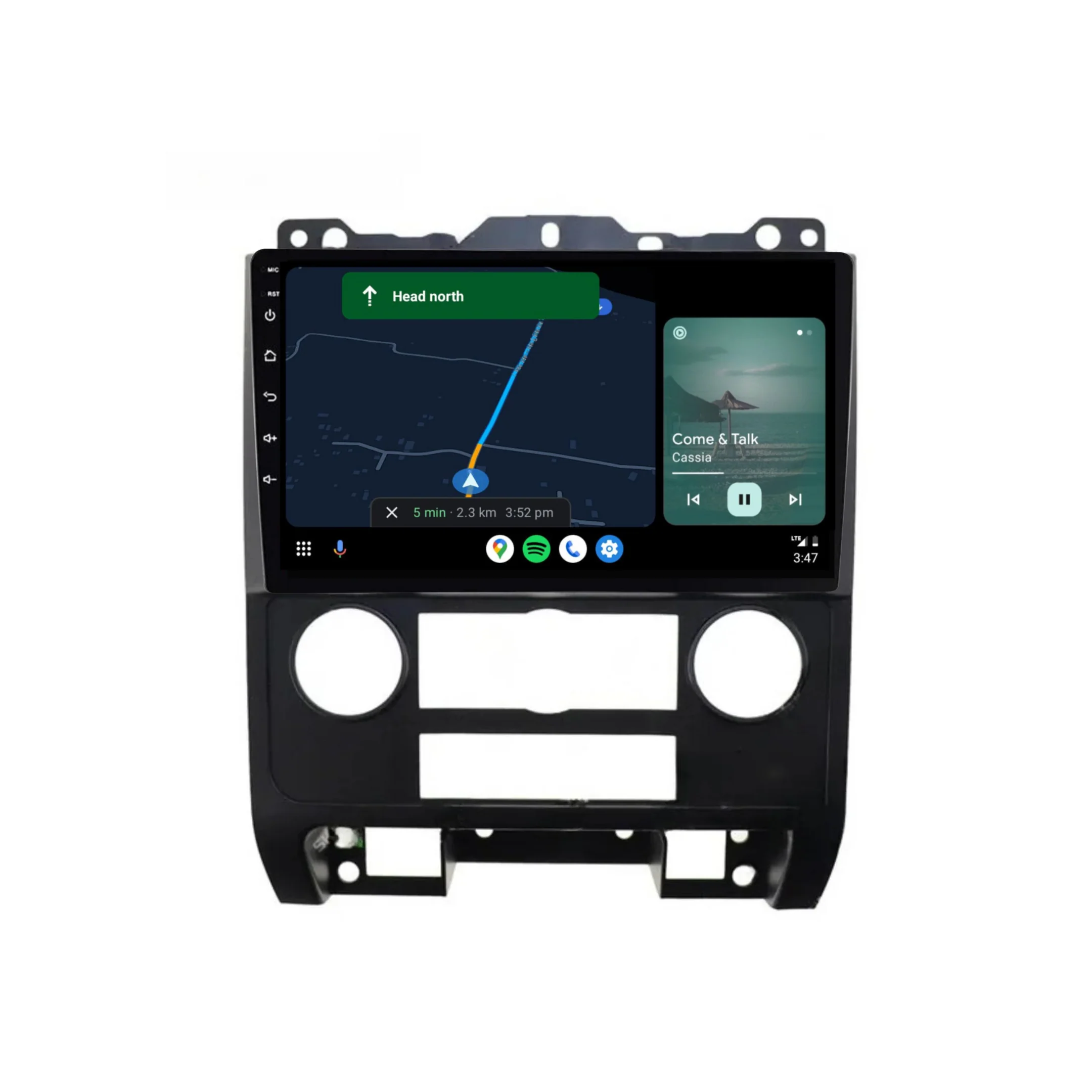 Ford Escape / Kuga / Explorer (2007-2012) Plug & Play Head Unit Upgrade Kit: Car Radio with Wireless & Wired Apple CarPlay & Android Auto - Image 4