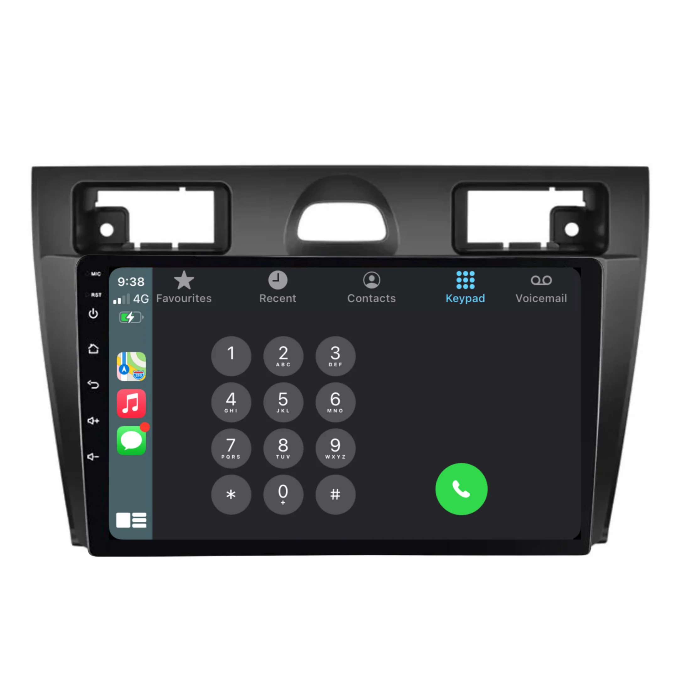 Ford Fiesta (2006-2011) Plug & Play Head Unit Upgrade Kit: Car Radio with Wireless & Wired Apple CarPlay & Android Auto - Image 3