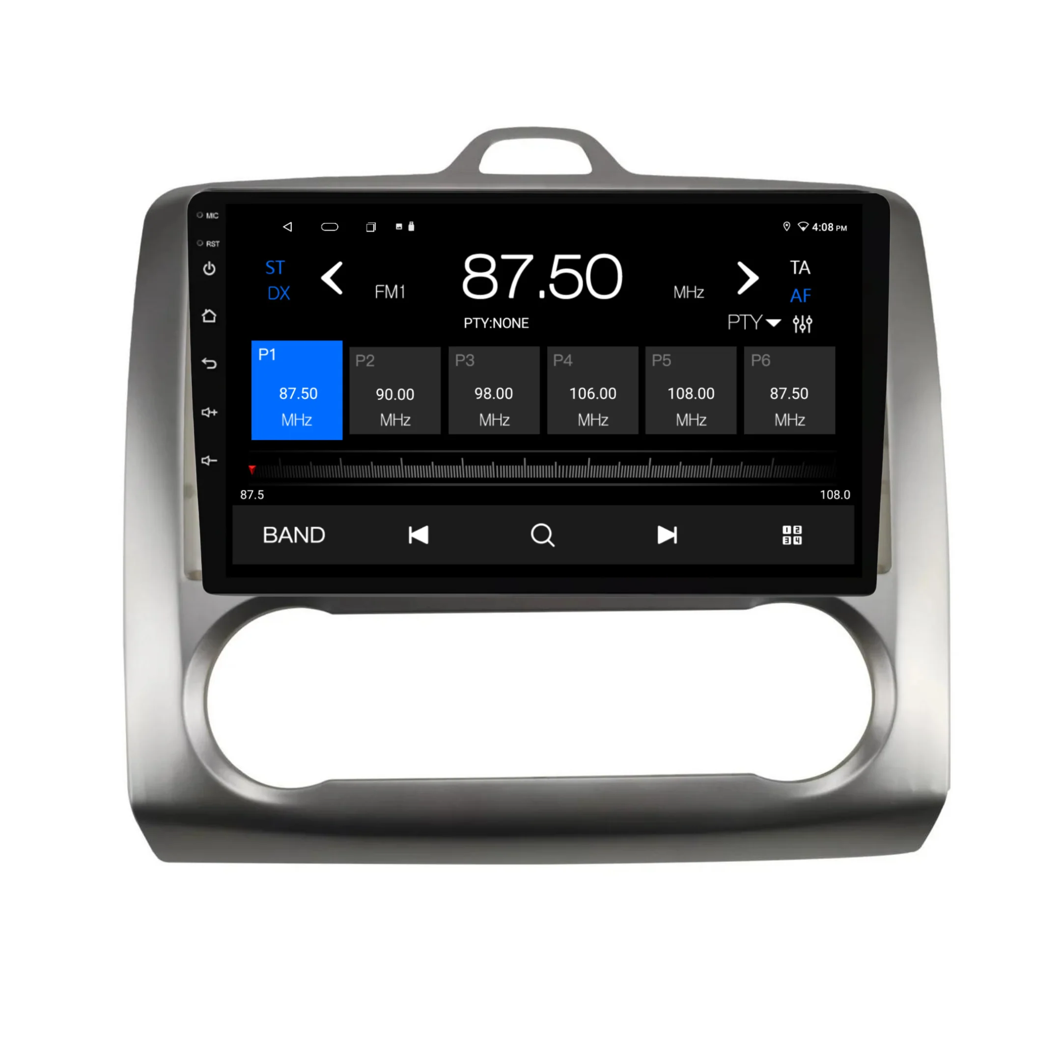 Ford Focus Auto AC (2005-2012) Plug & Play Head Unit Upgrade Kit: Car Radio with Wireless & Wired Apple CarPlay & Android Auto - Image 5