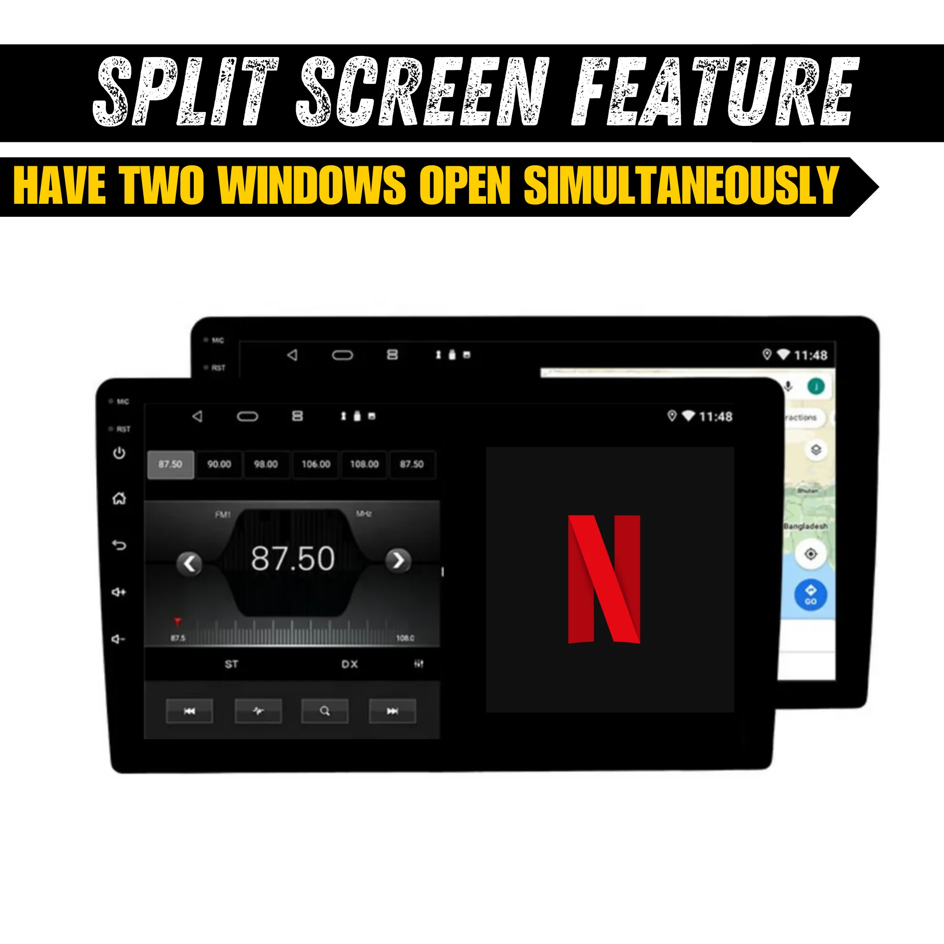 Ford Focus Auto AC (2005-2012) Plug & Play Head Unit Upgrade Kit: Car Radio with Wireless & Wired Apple CarPlay & Android Auto - Image 9