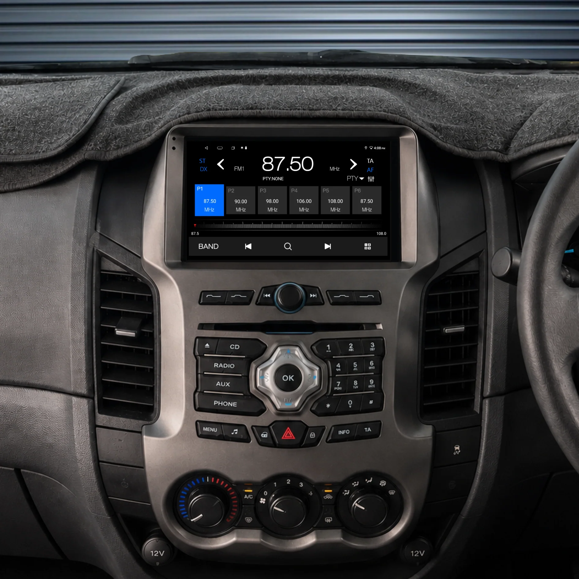 Ford Ranger (2011-2015) Plug & Play Head Unit Upgrade Kit: Car Radio with Wireless & Wired Apple CarPlay & Android Auto - Image 5