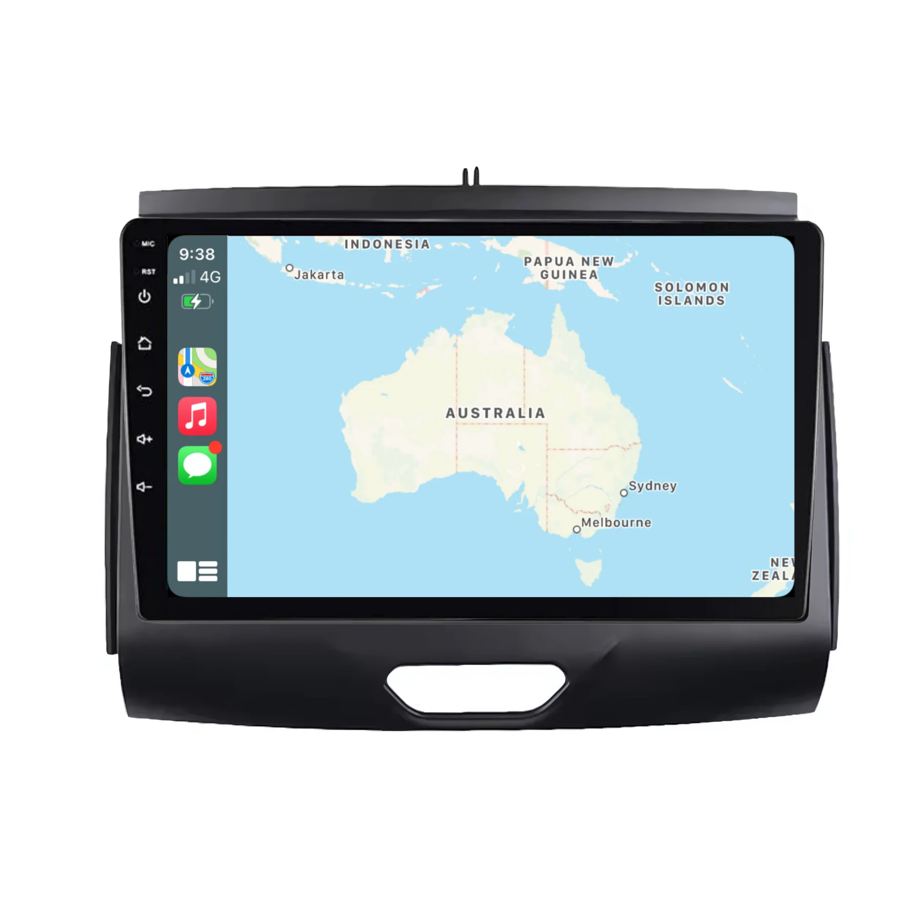Ford Ranger / Everest BLACK (2015-2020) Plug & Play Head Unit Upgrade Kit: Car Radio with Wireless & Wired Apple CarPlay & Android Auto - Image 4