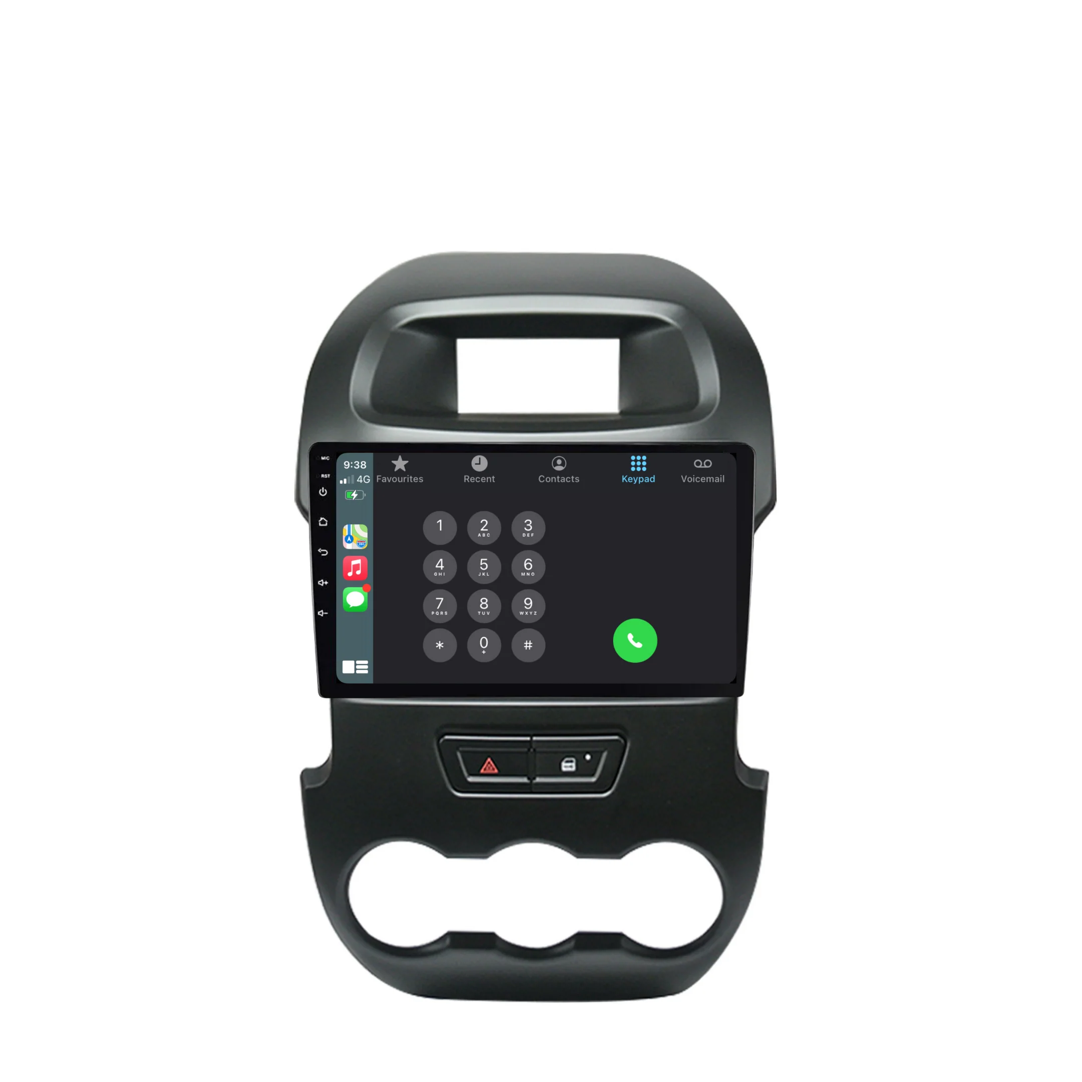 Ford Ranger/F250 (2011-2015) Plug & Play Head Unit Upgrade Kit: Car Radio with Wireless & Wired Apple CarPlay & Android Auto - Image 4