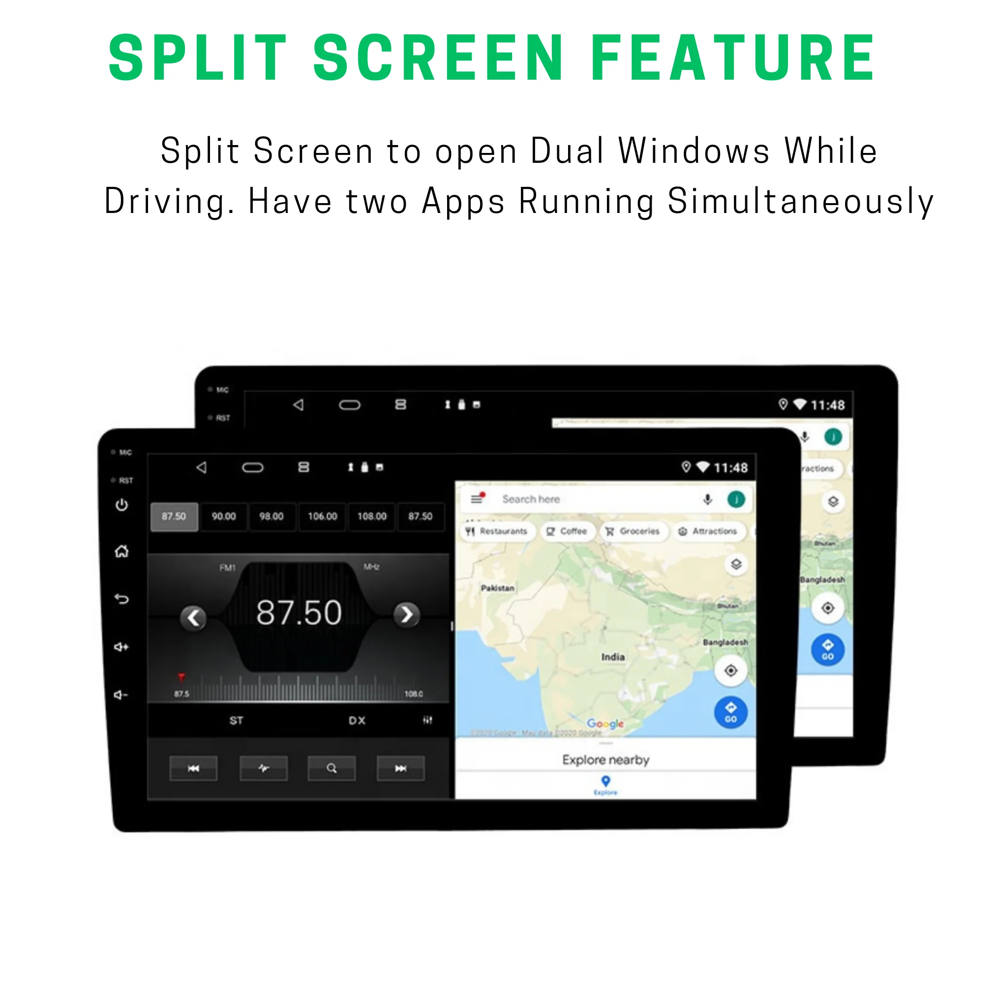 Jeep Compass (2017-2018) Plug & Play Head Unit Upgrade Kit: Car Radio with Wireless & Wired Apple CarPlay & Android Auto - Image 6