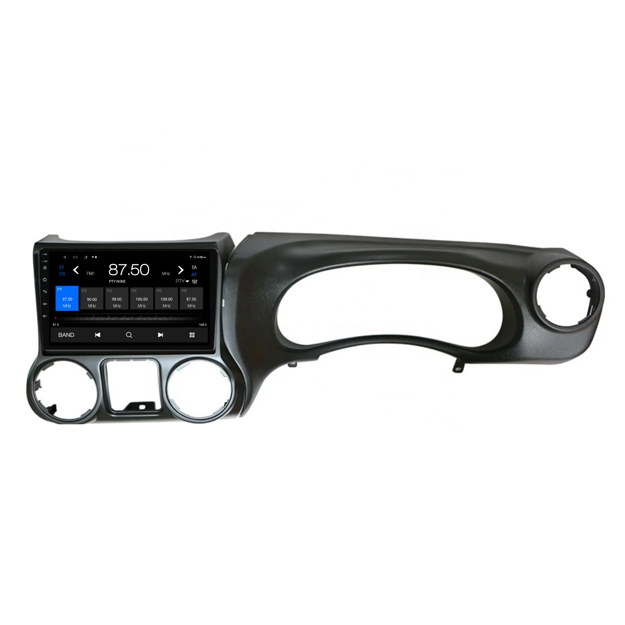 Jeep Wrangler (2015-2016) Plug & Play Head Unit Upgrade Kit: Car Radio with Wireless & Wired Apple CarPlay & Android Auto - Image 6