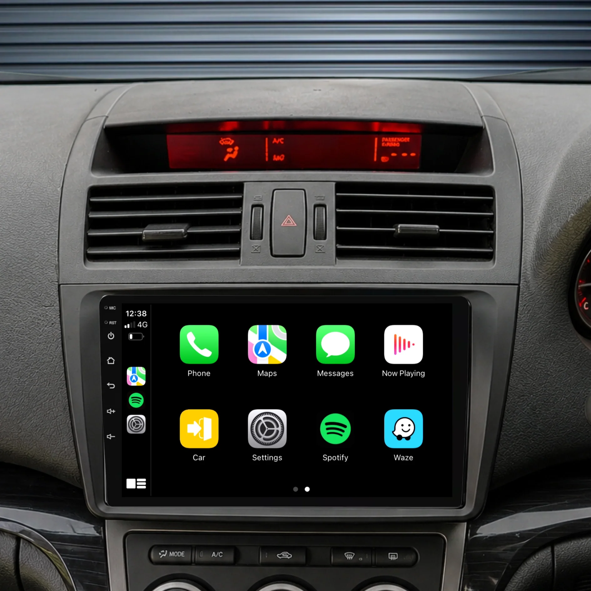 Mazda 6 (2009-2015) Plug & Play Head Unit Upgrade Kit: Car Radio with Wireless & Wired Apple CarPlay & Android Auto