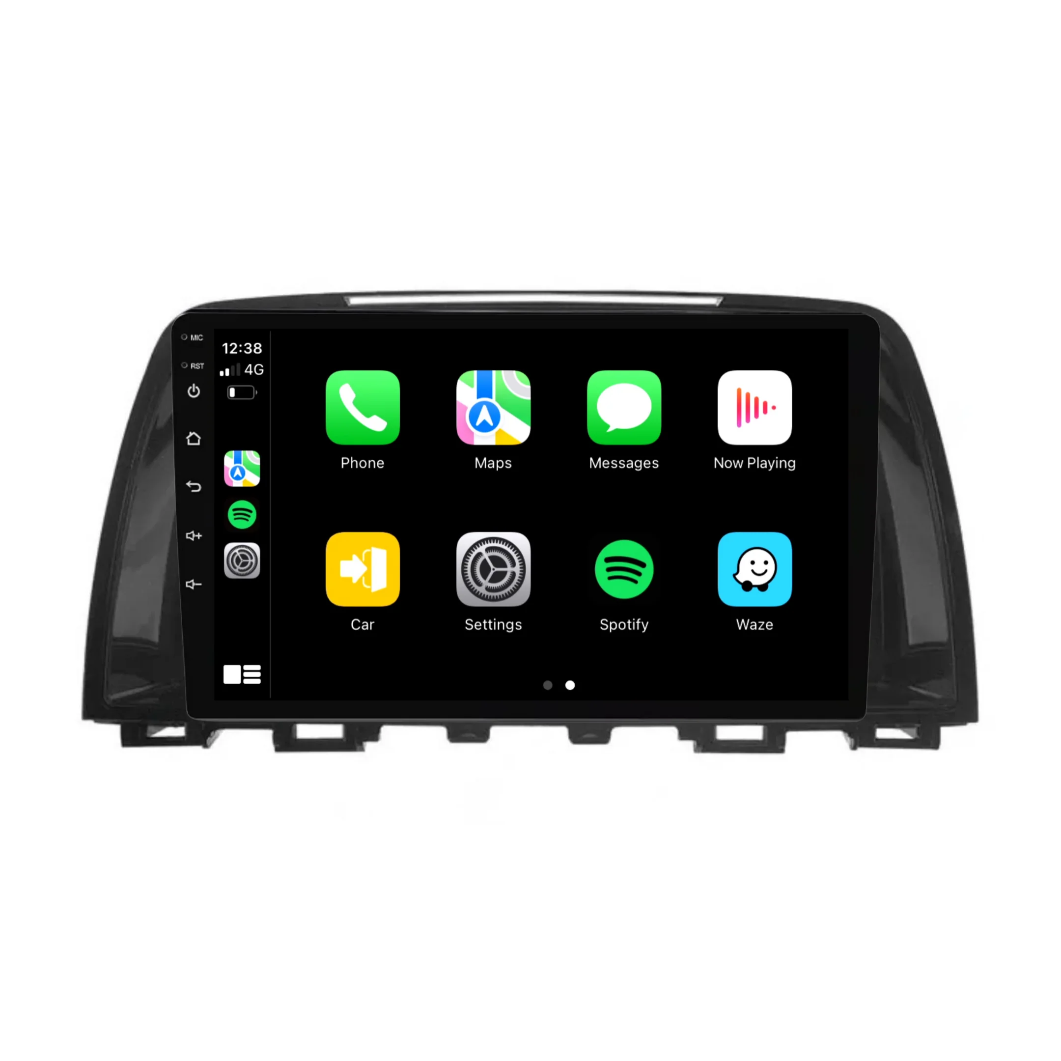 Mazda 6 (2012-2014) Plug & Play Head Unit Upgrade Kit: Car Radio with Wireless & Wired Apple CarPlay & Android Auto