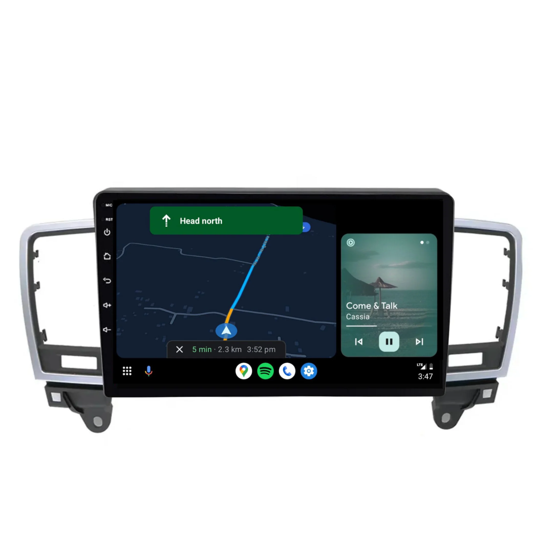 Mercedes Benz ML Class / W166 (2012-2018) Plug & Play Head Unit Upgrade Kit: Car Radio with Wireless & Wired Apple CarPlay & Android Auto - Image 5
