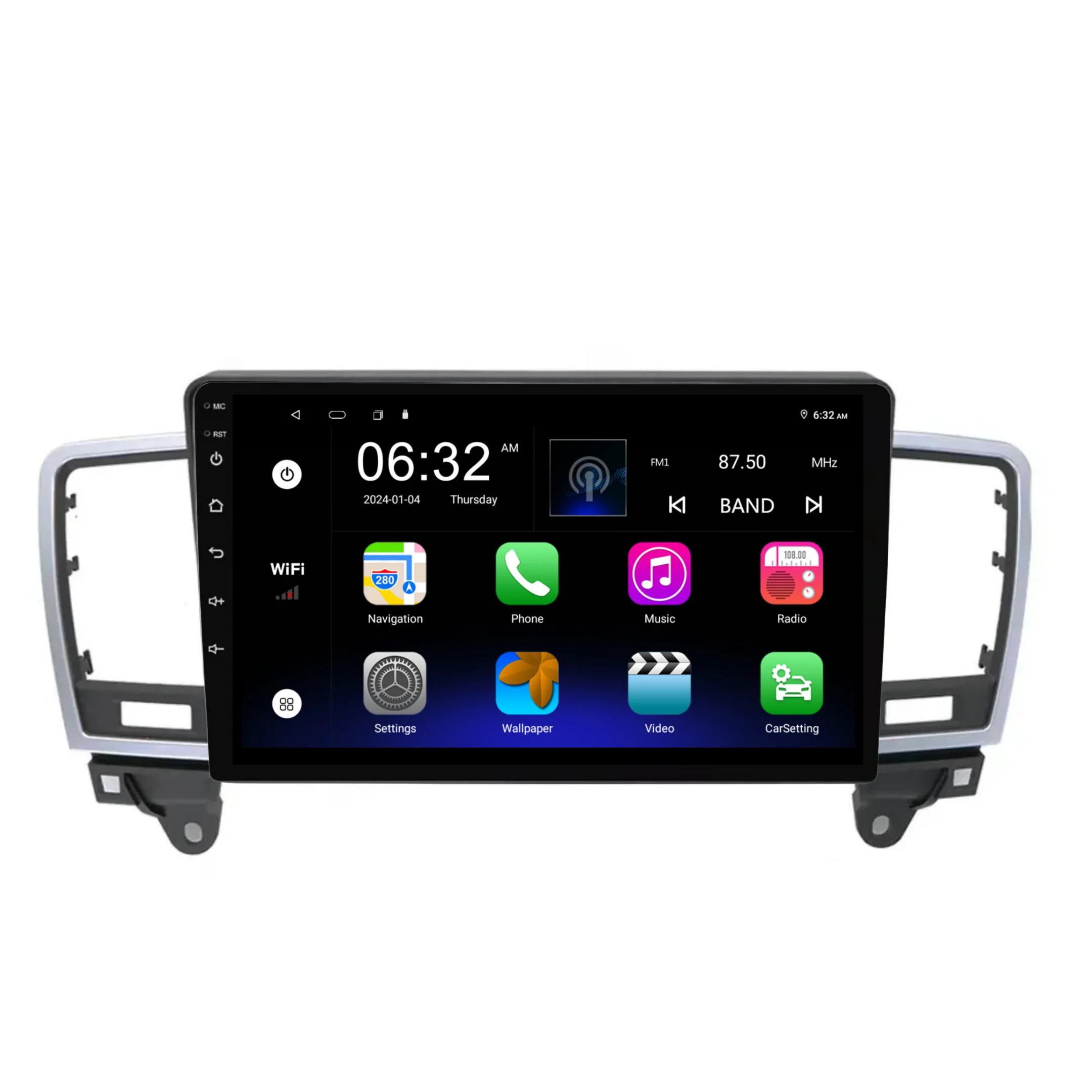 Mercedes Benz ML Class / W166 (2012-2018) Plug & Play Head Unit Upgrade Kit: Car Radio with Wireless & Wired Apple CarPlay & Android Auto - Image 7