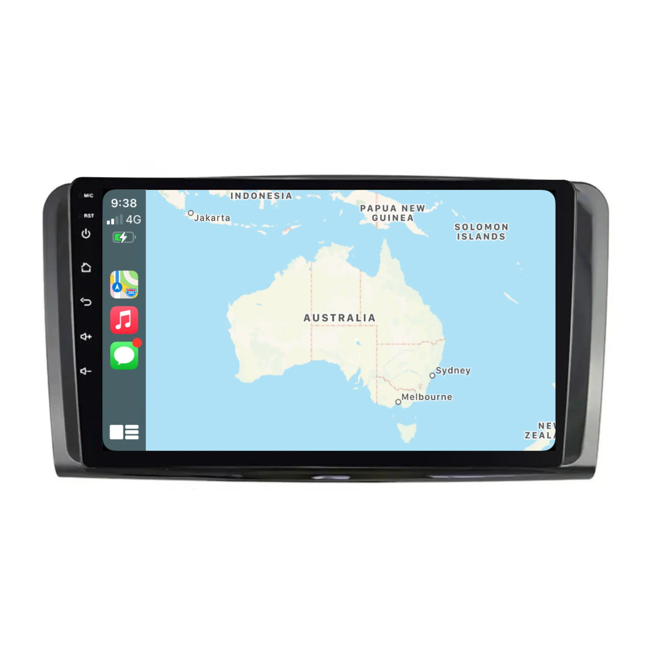 Mercedes Benz ML / W164 (2005-2011) Plug & Play Head Unit Upgrade Kit: Car Radio with Wireless & Wired Apple CarPlay & Android Auto - Image 3