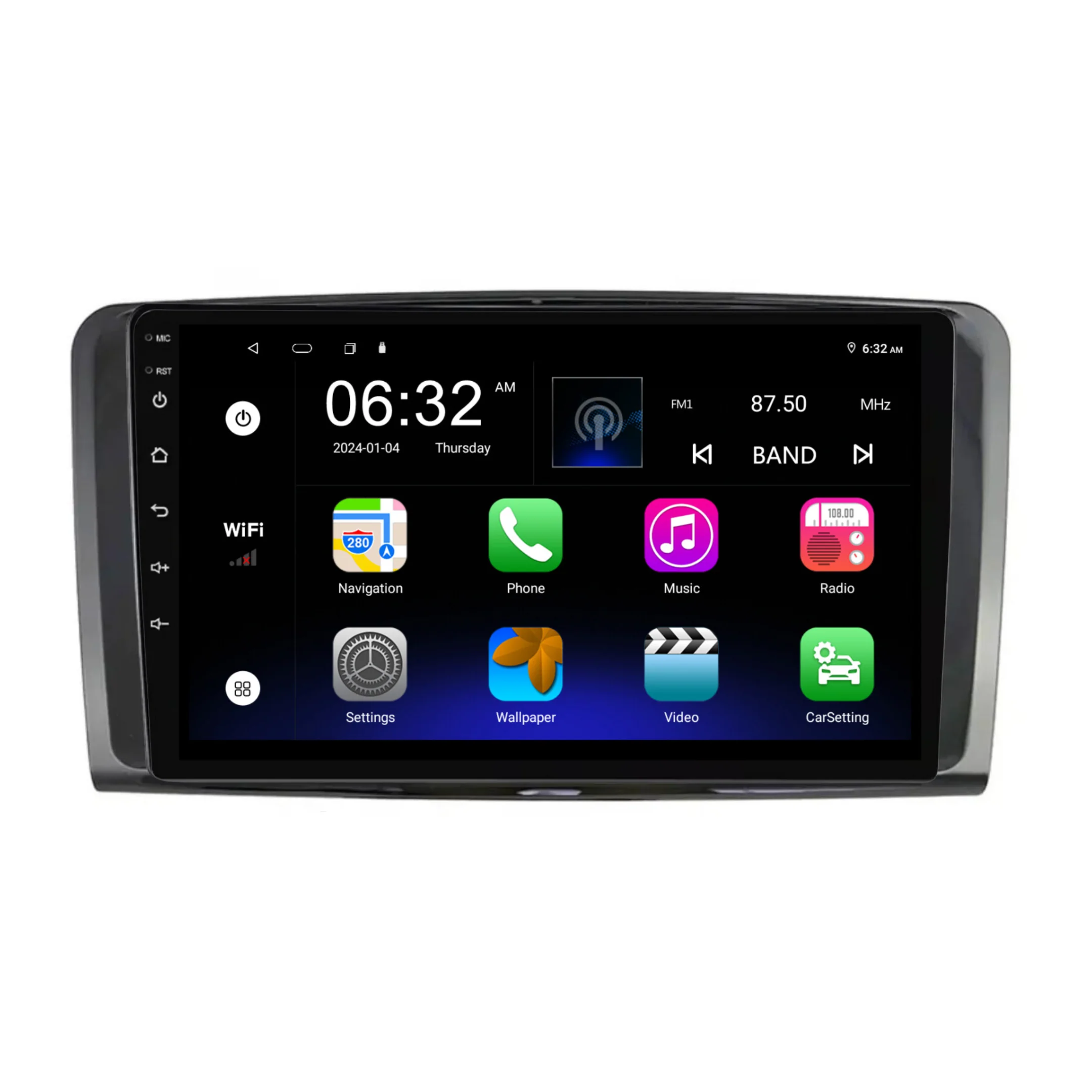 Mercedes Benz ML / W164 (2005-2011) Plug & Play Head Unit Upgrade Kit: Car Radio with Wireless & Wired Apple CarPlay & Android Auto - Image 7