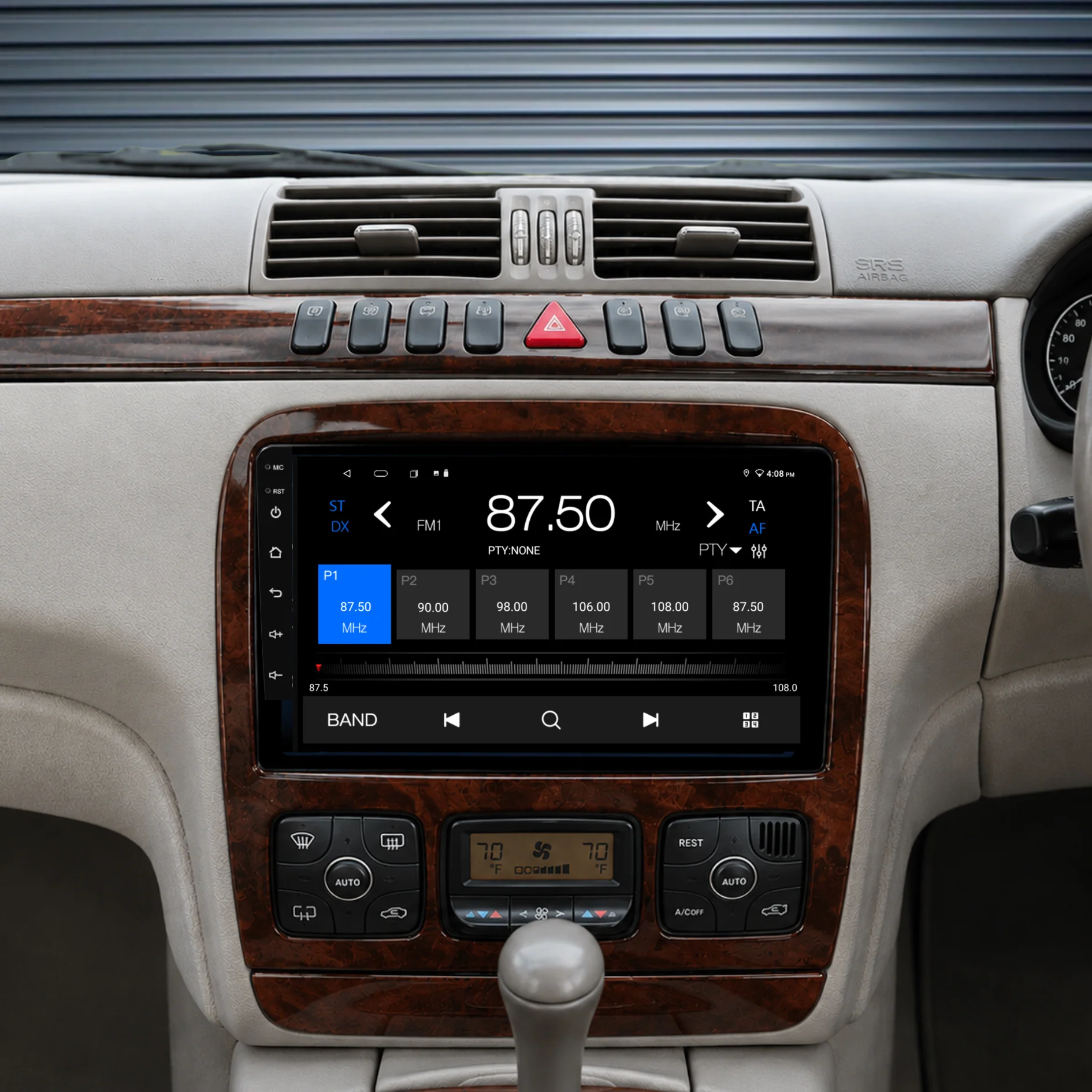 Mercedes Benz S-Class / W220 (1998-2005) Plug & Play Head Unit Upgrade Kit: Car Radio with Wireless & Wired Apple CarPlay & Android Auto - Image 5