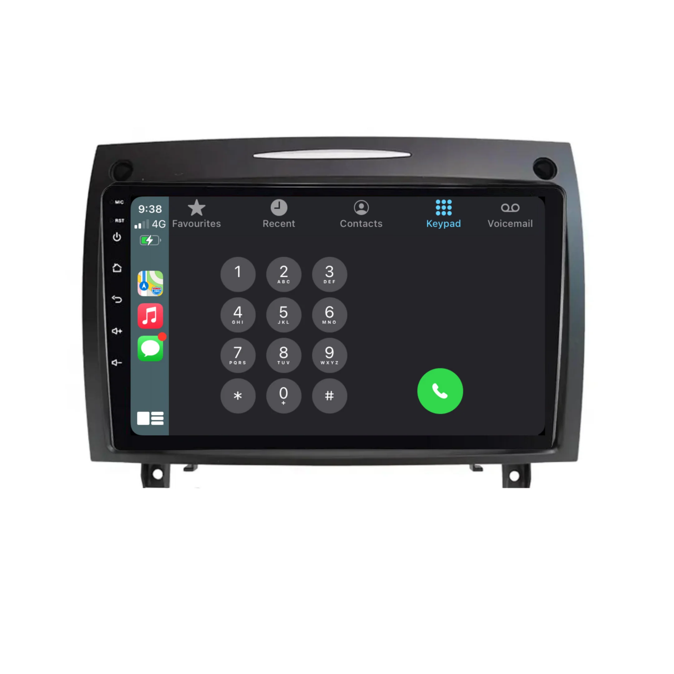 Mercedes Benz SLK R171 (2004-2011) Plug & Play Head Unit Upgrade Kit: Car Radio with Wireless & Wired Apple CarPlay & Android Auto - Image 4