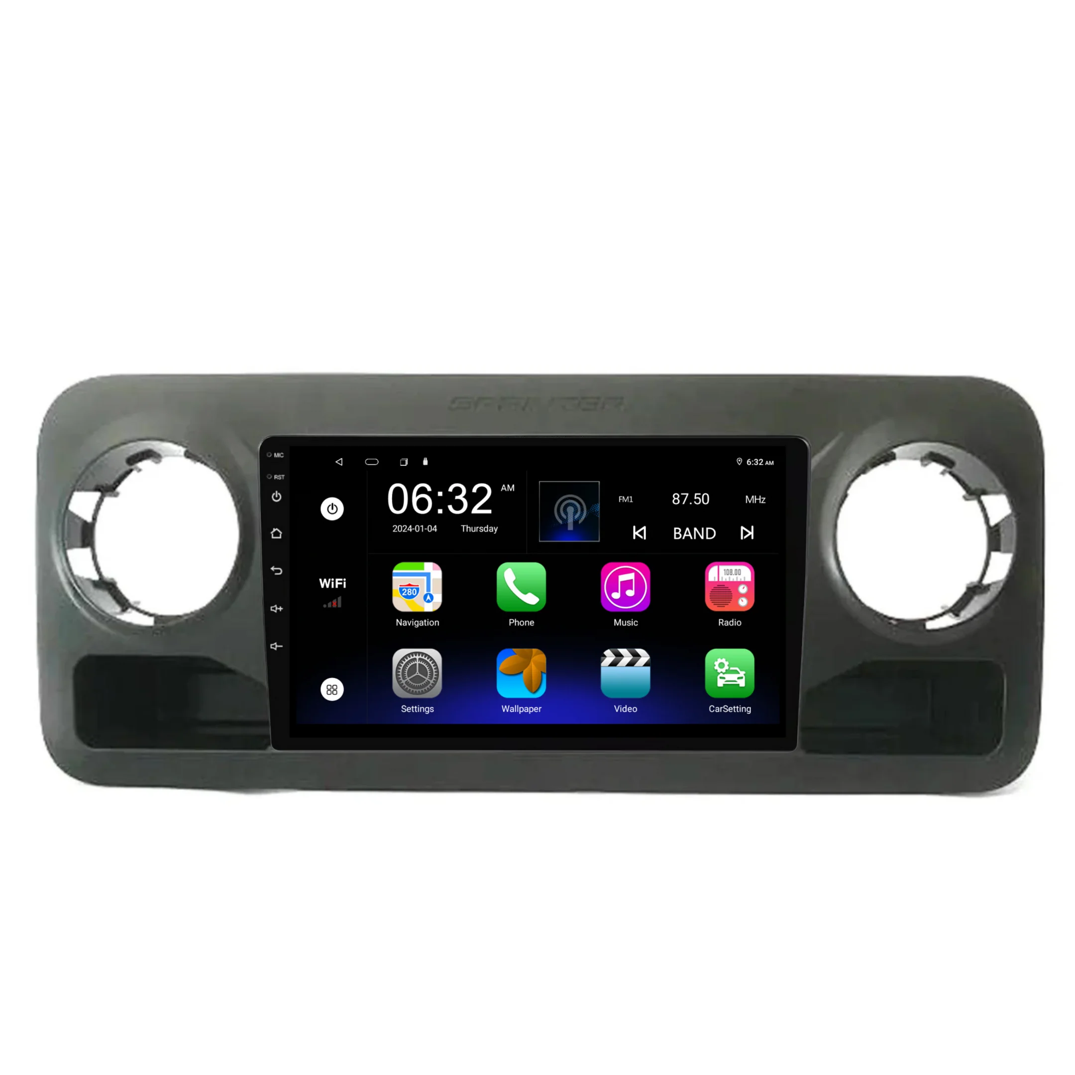 Mercedes Benz Sprinter (2018-2022) Plug & Play Head Unit Upgrade Kit: Car Radio with Wireless & Wired Apple CarPlay & Android Auto - Image 7