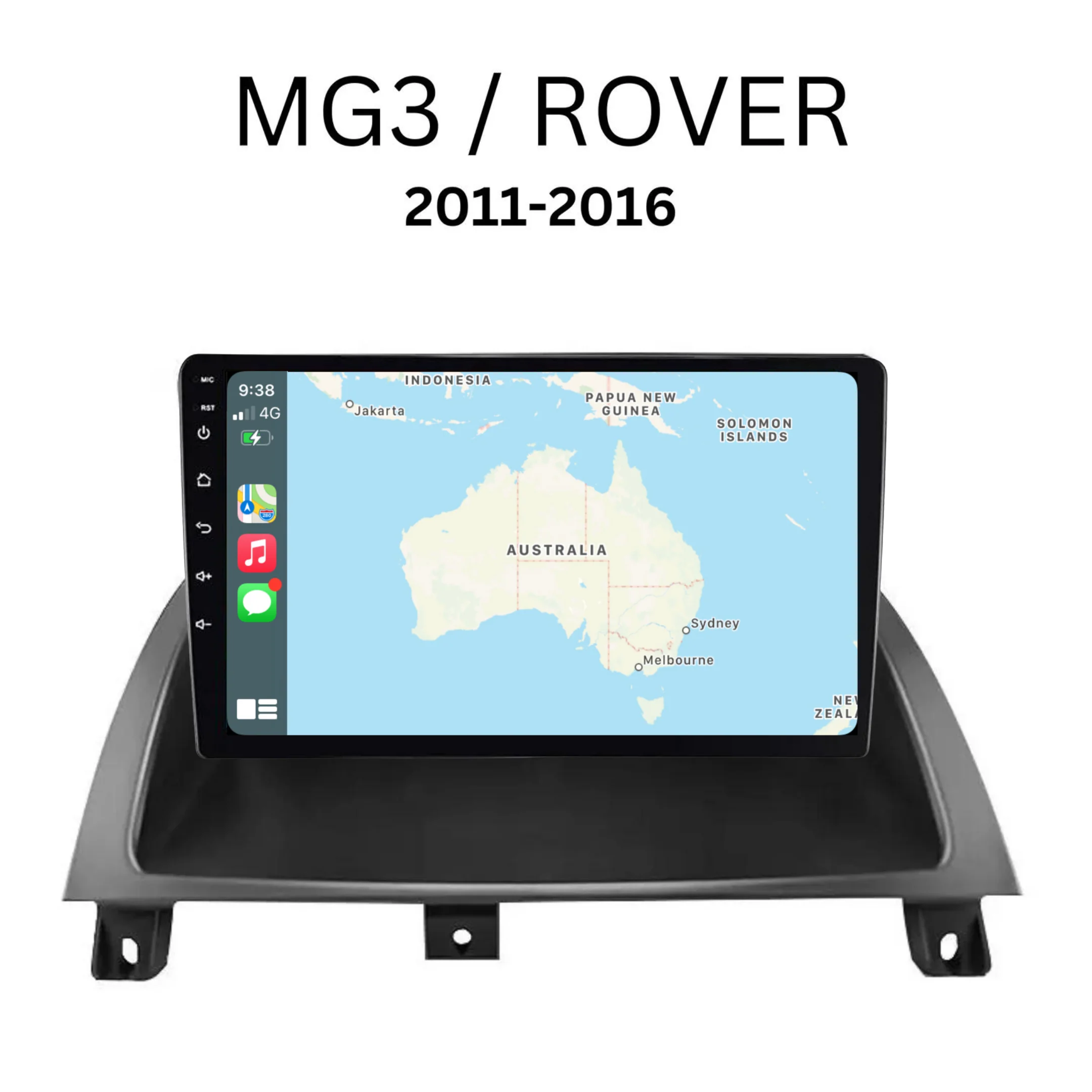 MG MG3/ROVER (2011-2016) Plug & Play Head Unit Upgrade Kit: Car Radio with Wireless & Wired Apple CarPlay & Android Auto - Image 2
