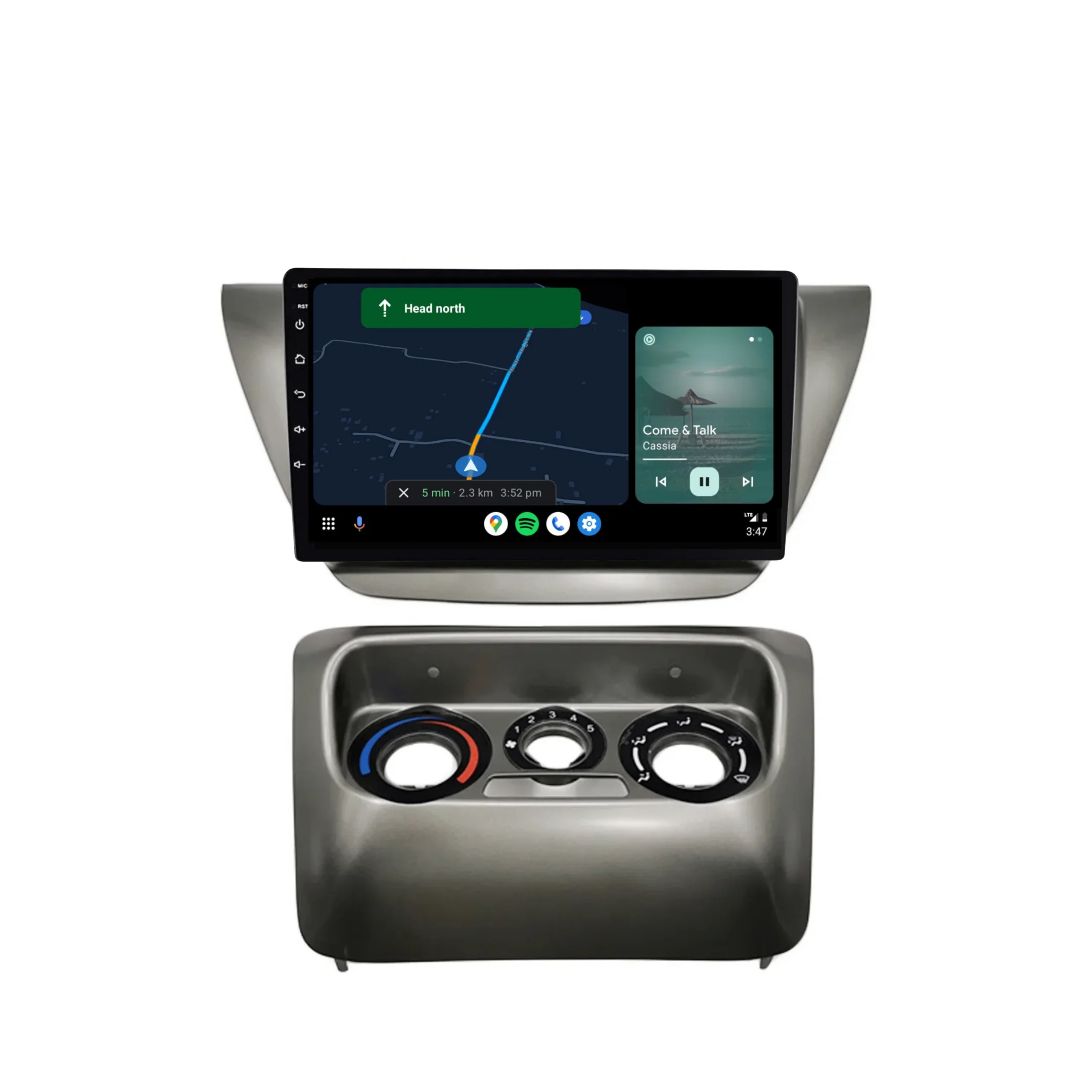 Mitsubishi Lancer (2003-2007) Plug & Play Head Unit Upgrade Kit: Car Radio with Wireless & Wired Apple CarPlay & Android Auto - Image 5