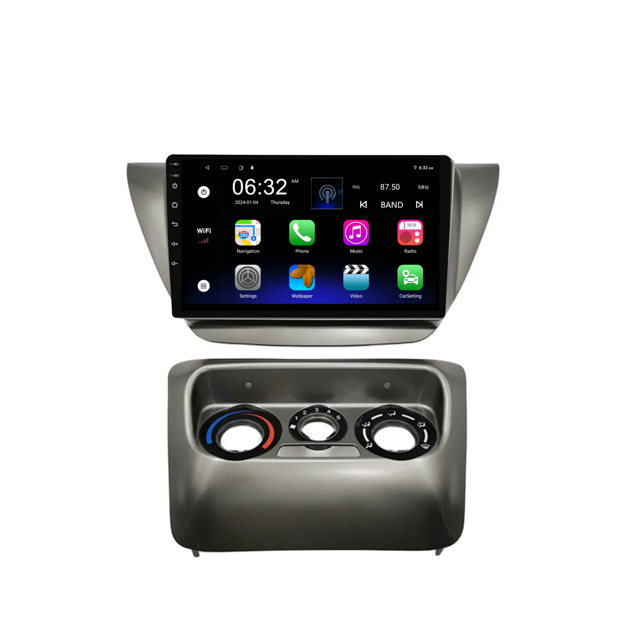 Mitsubishi Lancer (2003-2007) Plug & Play Head Unit Upgrade Kit: Car Radio with Wireless & Wired Apple CarPlay & Android Auto - Image 7