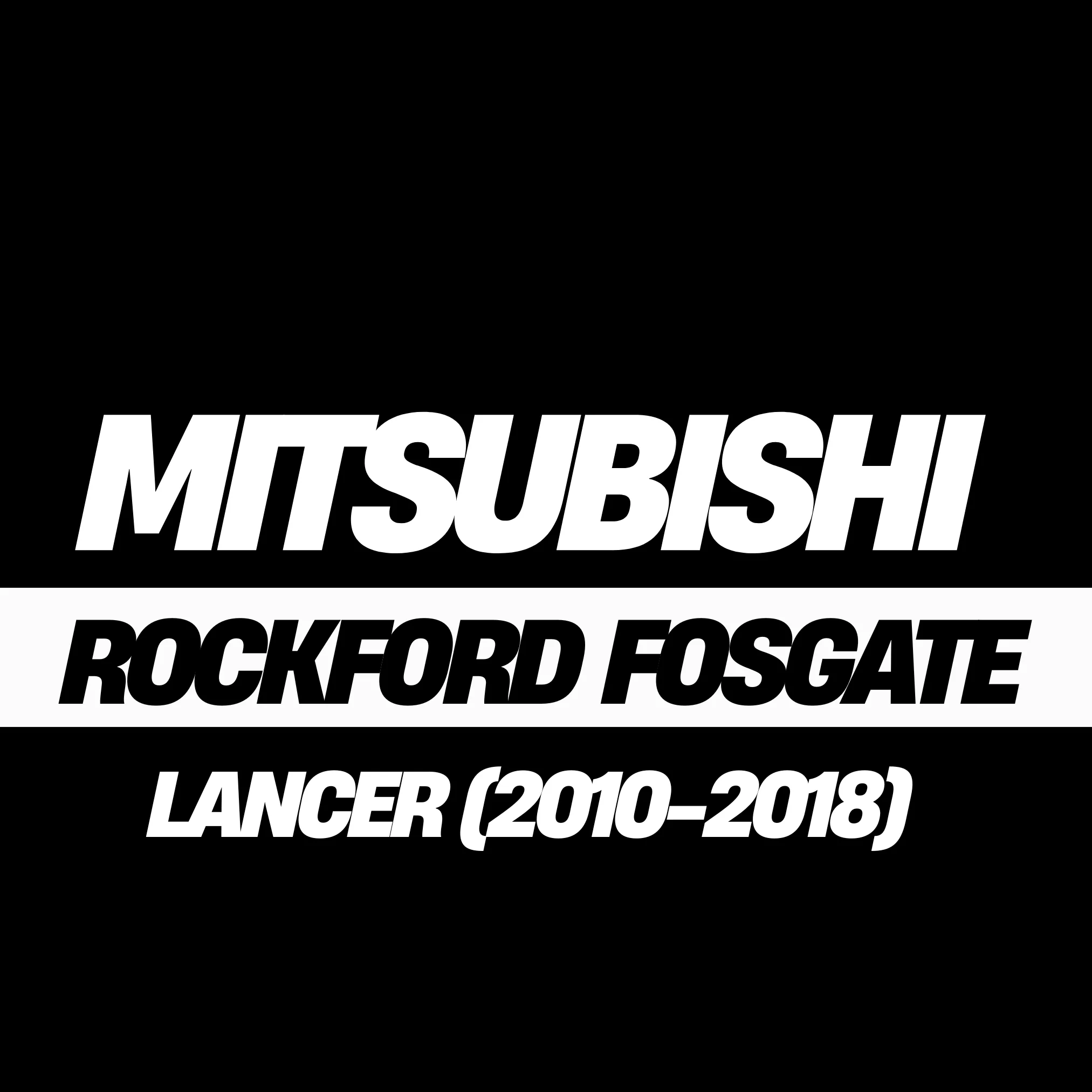 Mitsubishi Lancer (2010-2018) Rockford Fosgate Compatible Harness