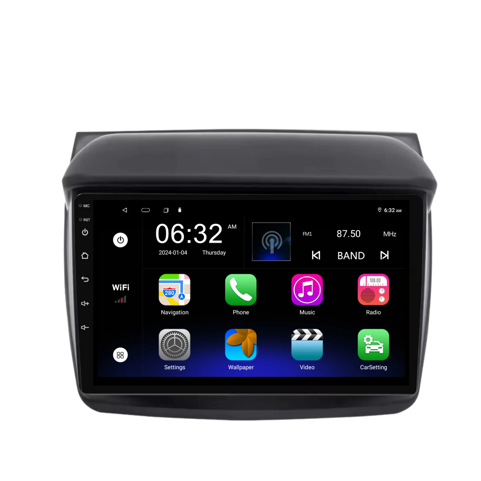 Mitsubishi MN ML Triton / L200 (2006-2015) Plug & Play Head Unit Upgrade Kit: Car Radio with Wireless & Wired Apple CarPlay & Android Auto - Image 7