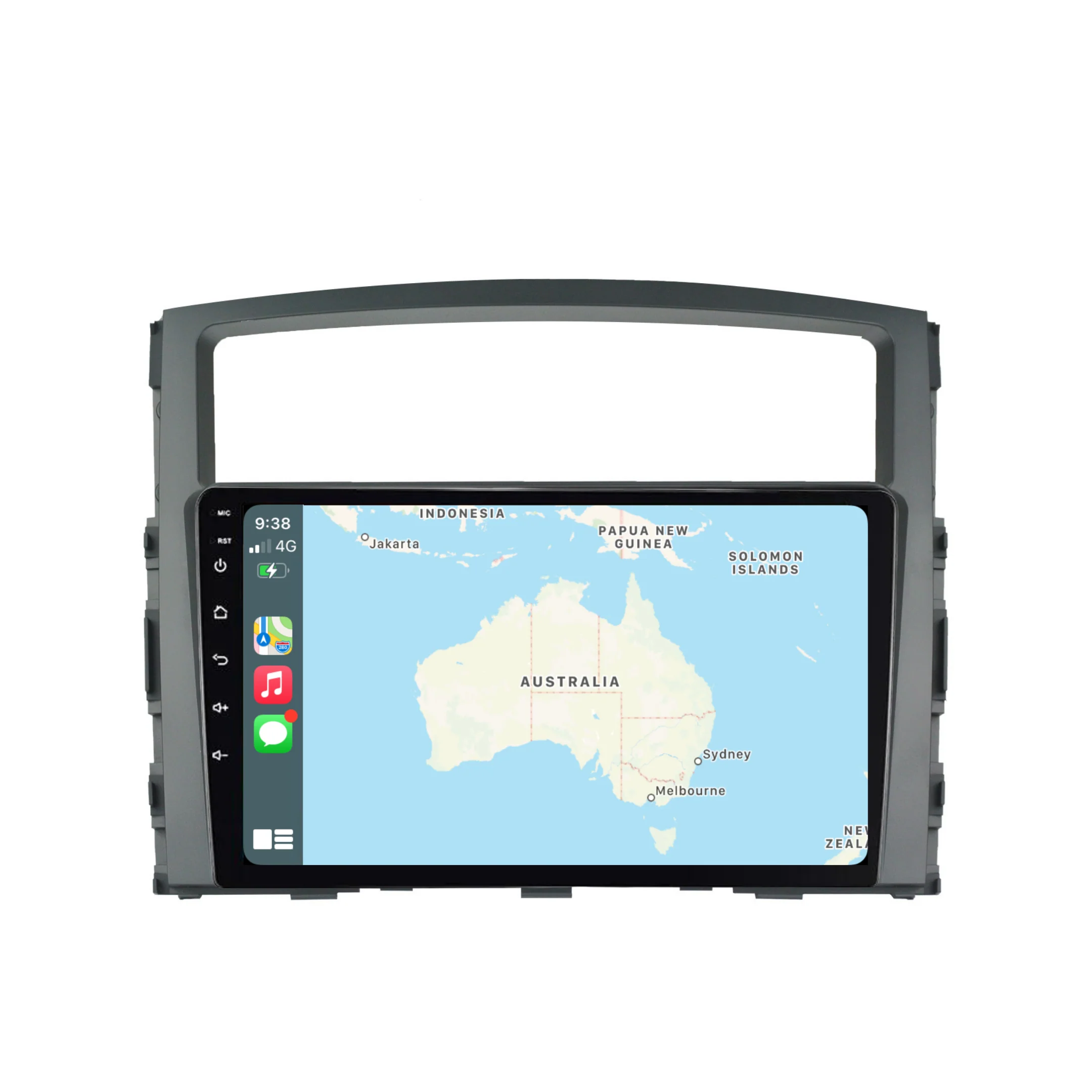 Mitsubishi Pajero (2006-2016) Plug & Play Head Unit Upgrade Kit: Car Radio with Wireless & Wired Apple CarPlay & Android Auto - Image 3