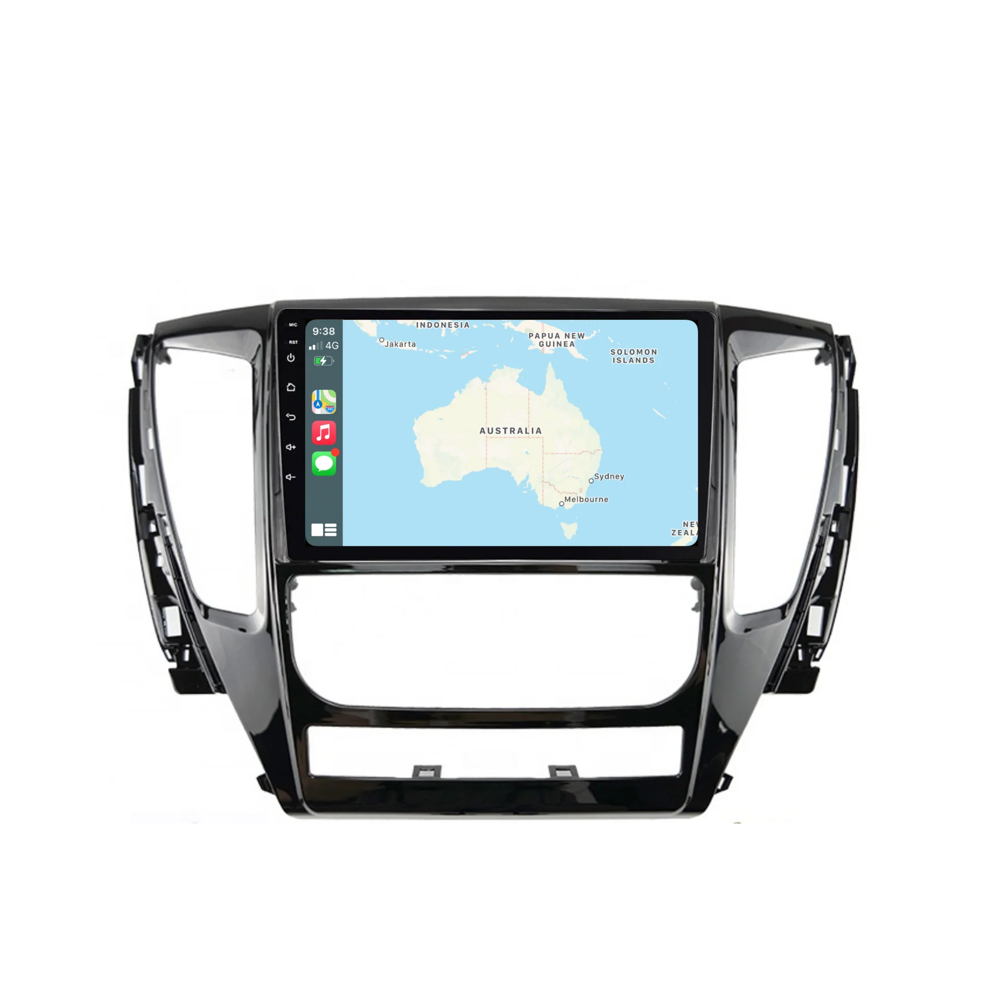Mitsubishi Pajero Sport (2015-2019) Plug & Play Head Unit Upgrade Kit: Car Radio with Wireless & Wired Apple CarPlay & Android Auto - Image 3