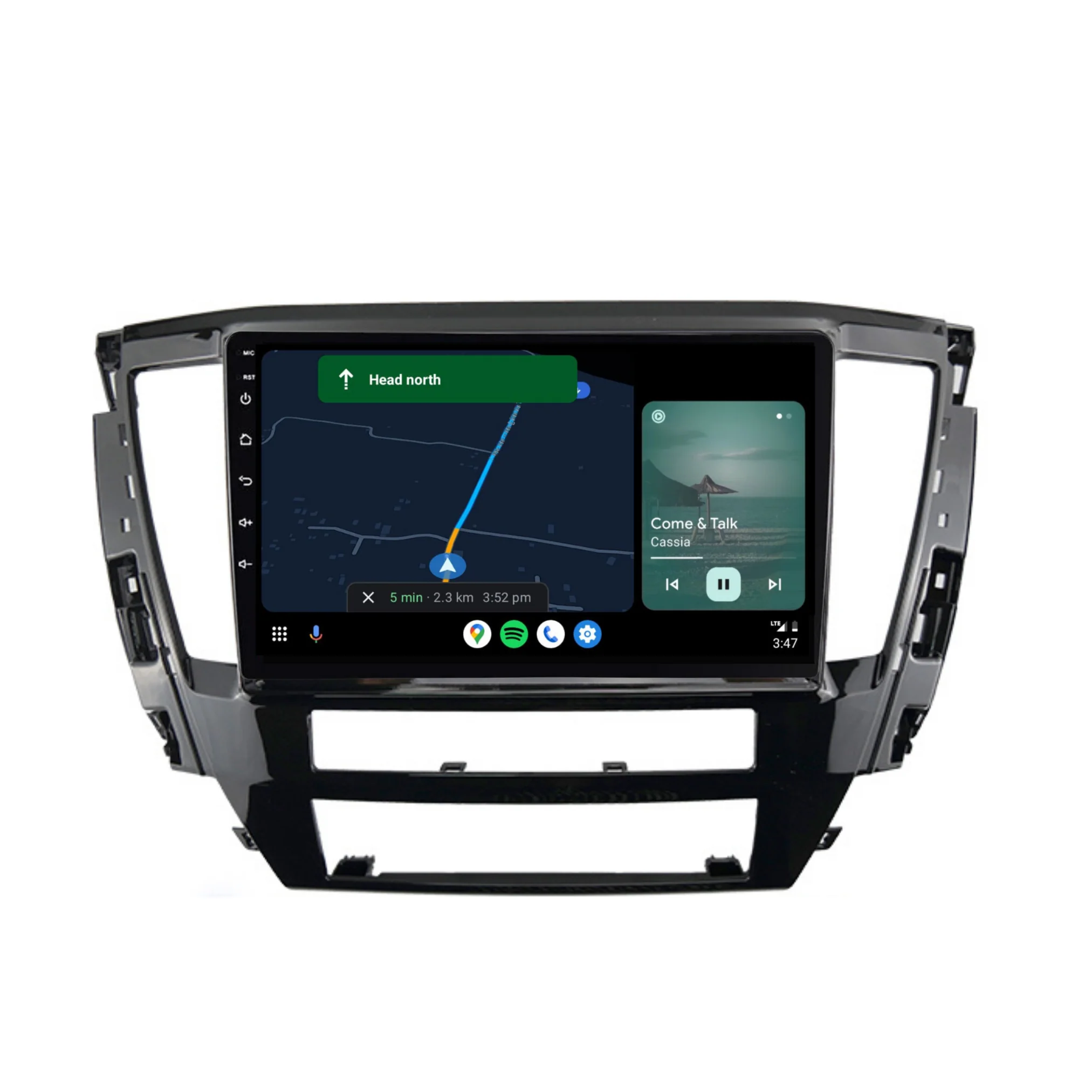 Mitsubishi Pajero Sport (2020-2024) Plug & Play Head Unit Upgrade Kit: Car Radio with Wireless & Wired Apple CarPlay & Android Auto - Image 5