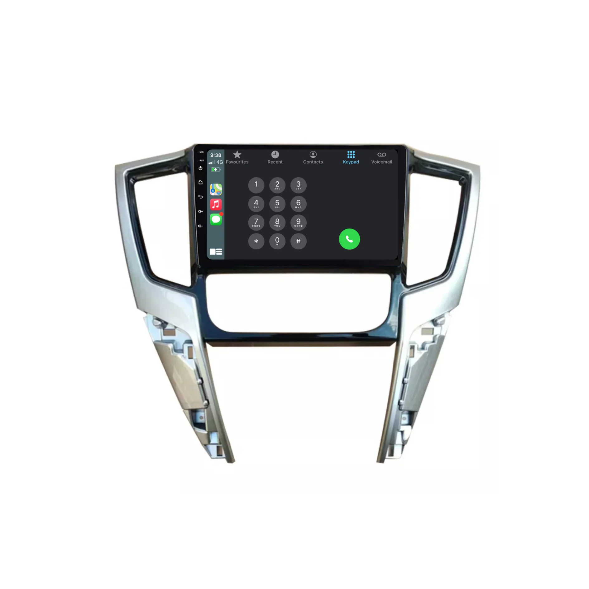Mitsubishi Triton (2020-2023) Plug & Play Head Unit Upgrade Kit: Car Radio with Wireless & Wired Apple CarPlay & Android Auto - Image 5