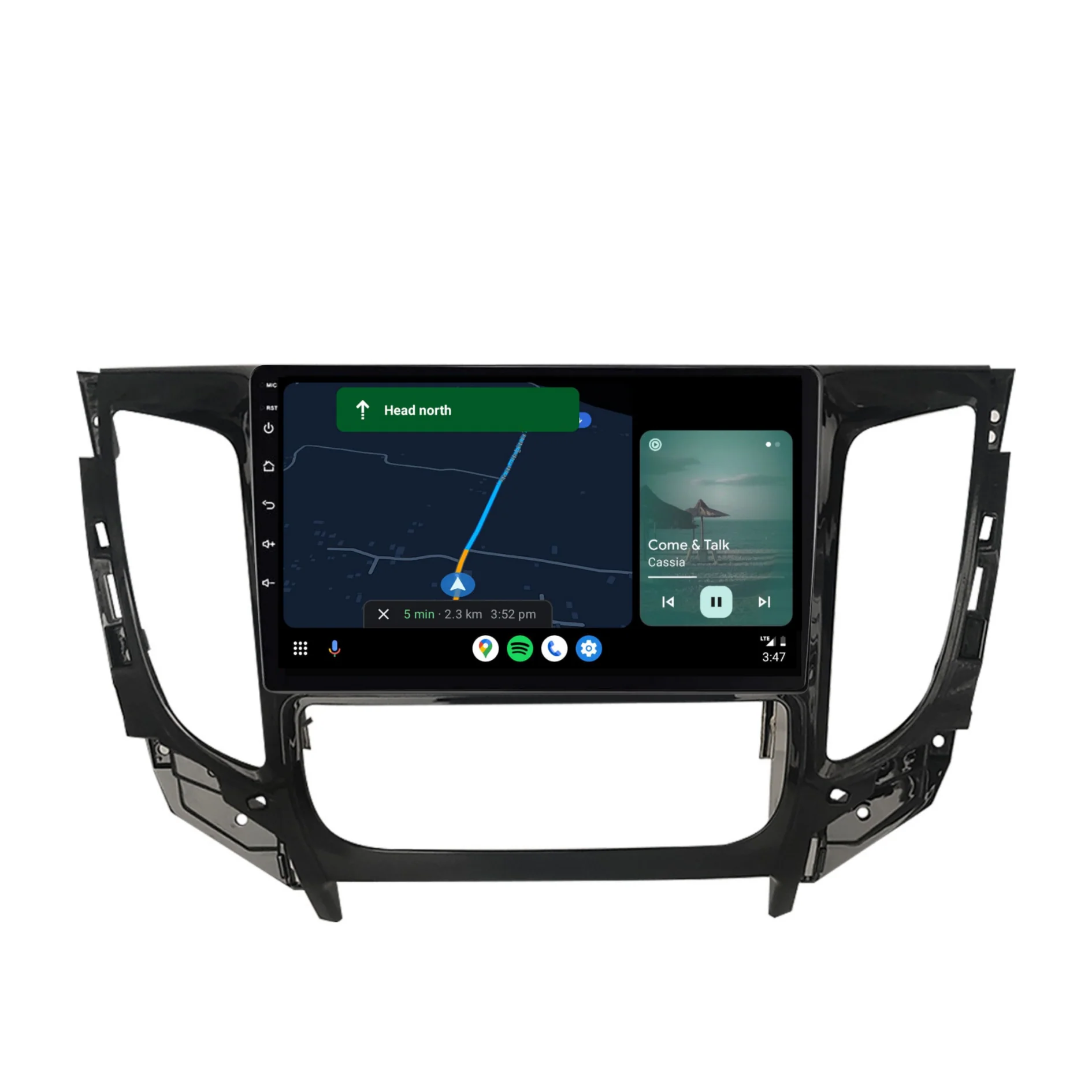 Mitsubishi Triton AUTO AC (2015-2019) Plug & Play Head Unit Upgrade Kit: Car Radio with Wireless & Wired Apple CarPlay & Android Auto - Image 6