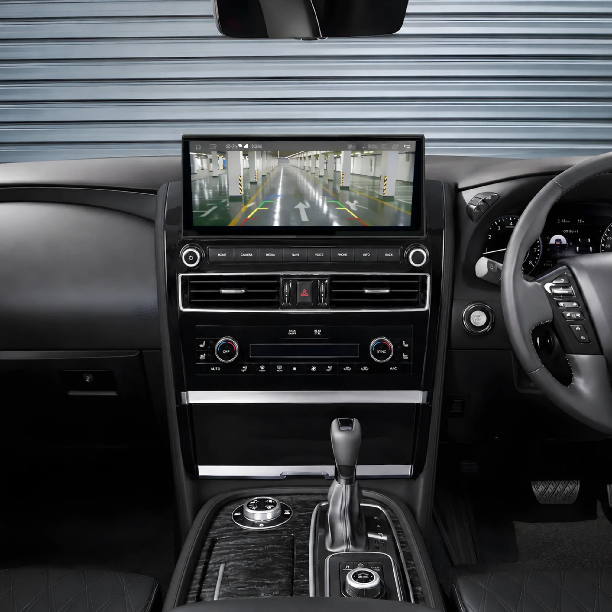 Nissan Patrol Y62 Ti / Ti-L / Warrior (2010 - 2024) 12.3" HD Plug & Play Head Unit Upgrade Kit: Car Radio with Wireless & Wired Apple CarPlay & Android Auto - Image 4