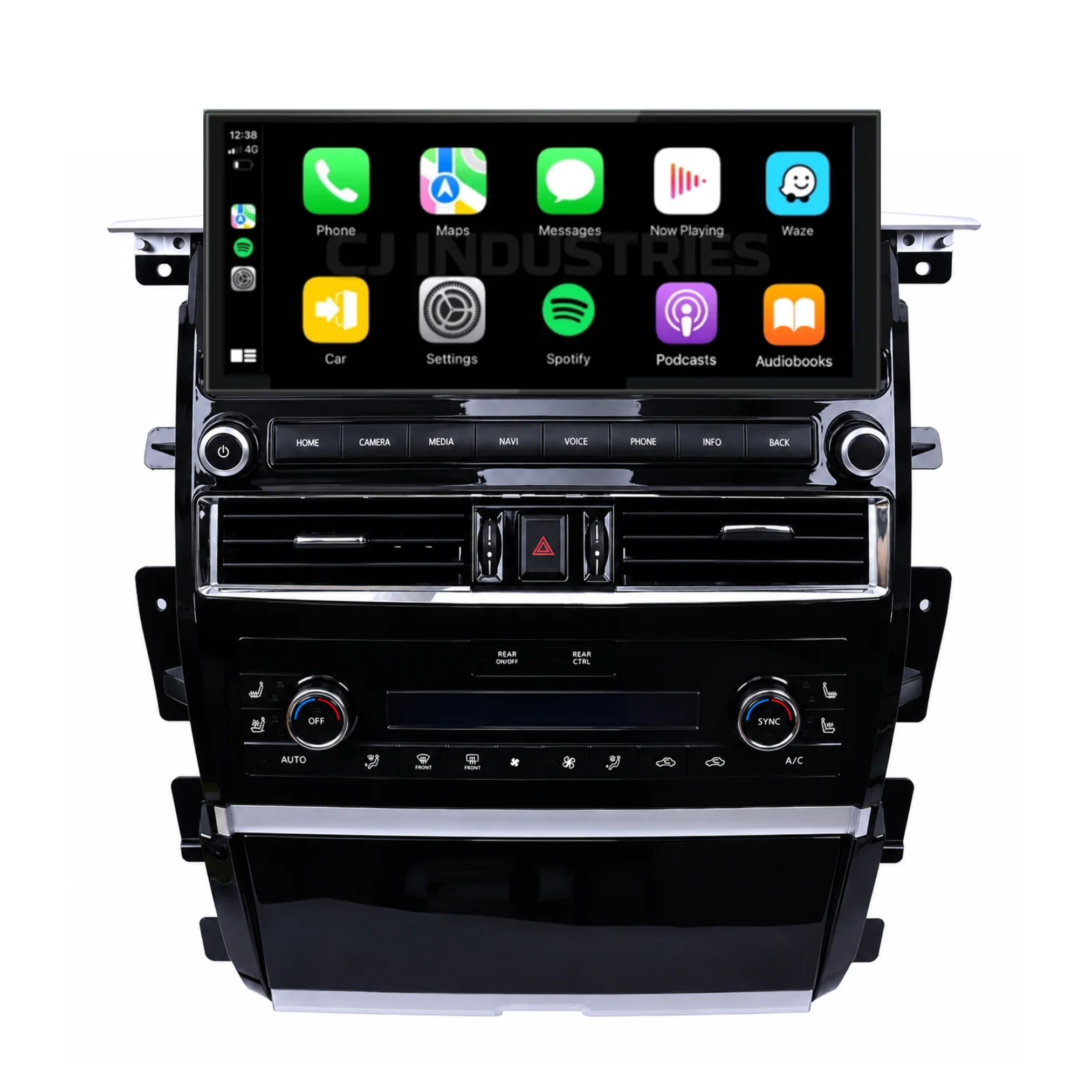 Nissan Patrol Y62 Ti / Ti-L / Warrior (2010 - 2024) 12.3" HD Plug & Play Head Unit Upgrade Kit: Car Radio with Wireless & Wired Apple CarPlay & Android Auto - Image 8