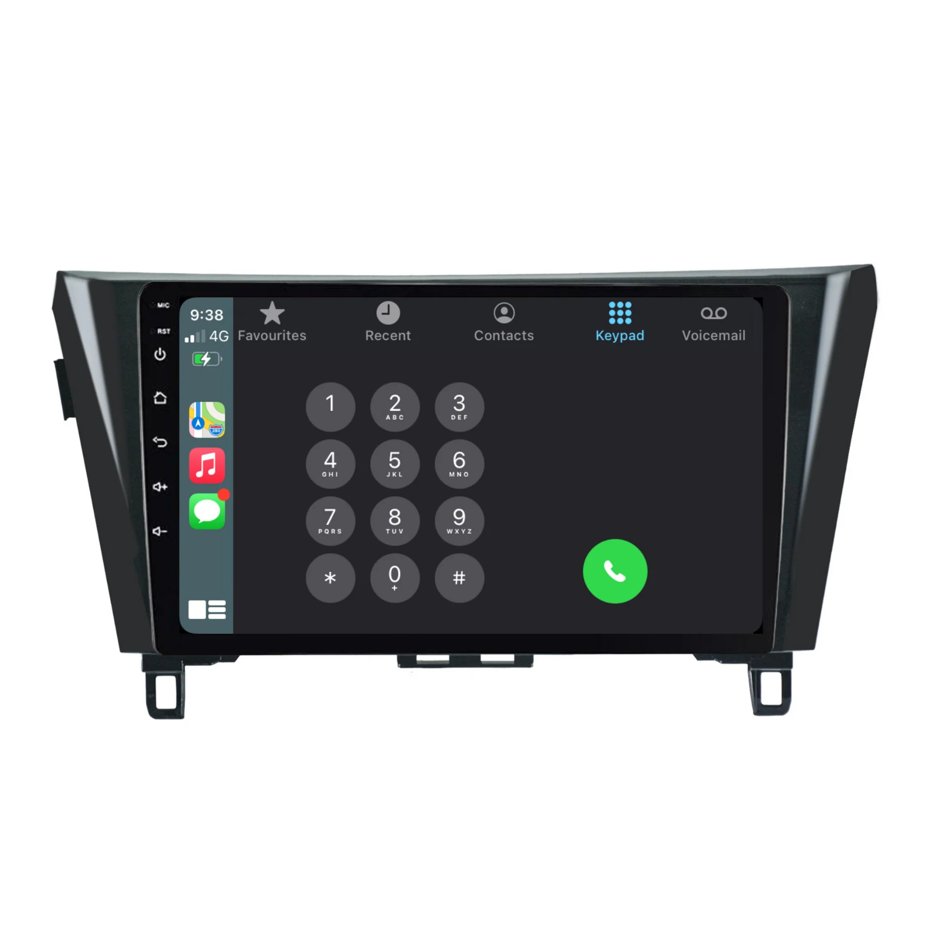 Nissan Qashqai / X-TRAIL (2014-2021) Plug & Play Head Unit Upgrade Kit: Car Radio with Wireless & Wired Apple CarPlay & Android Auto - Image 4