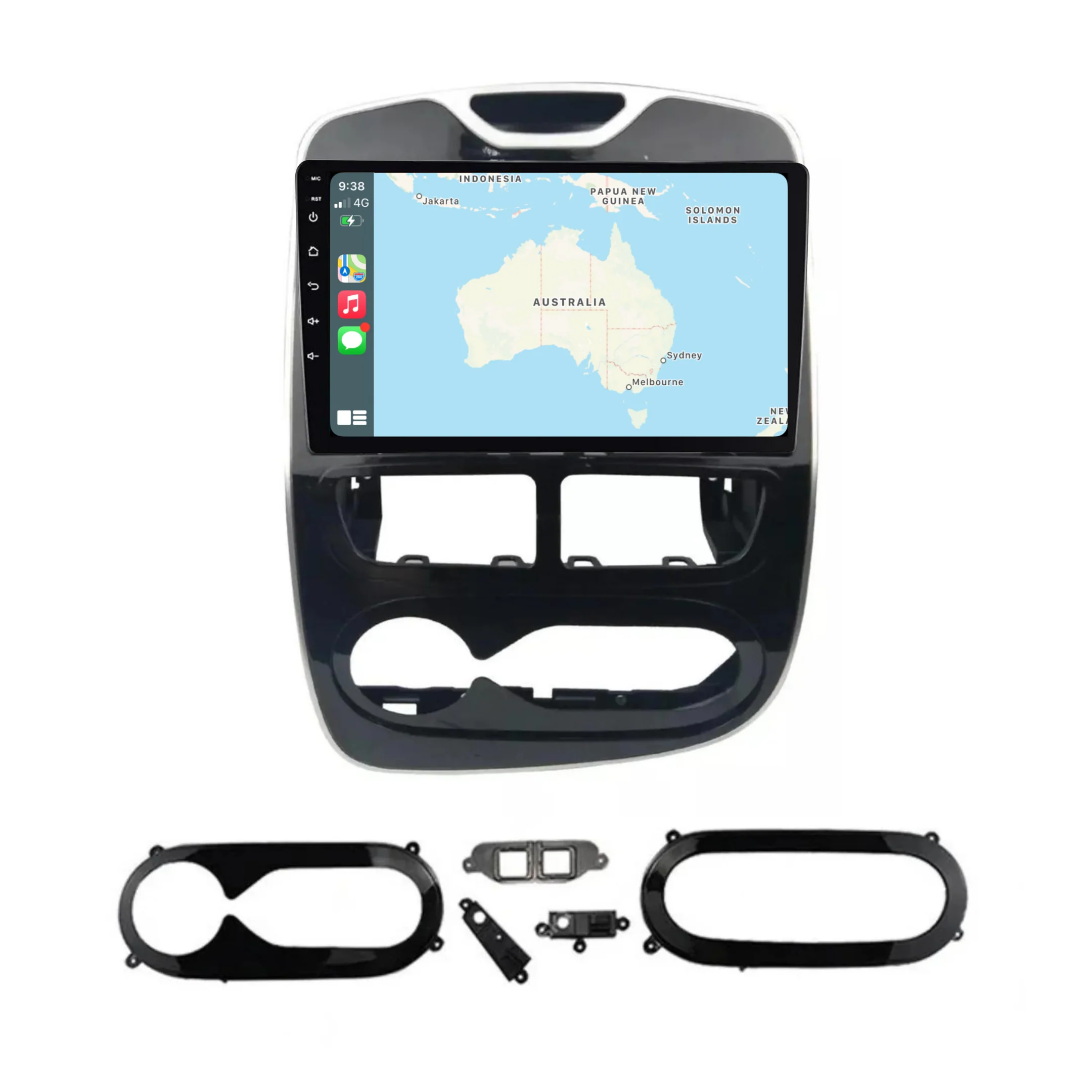 Renault Clio (2012-2016) Plug & Play Head Unit Upgrade Kit: Car Radio with Wireless & Wired Apple CarPlay & Android Auto - Image 2