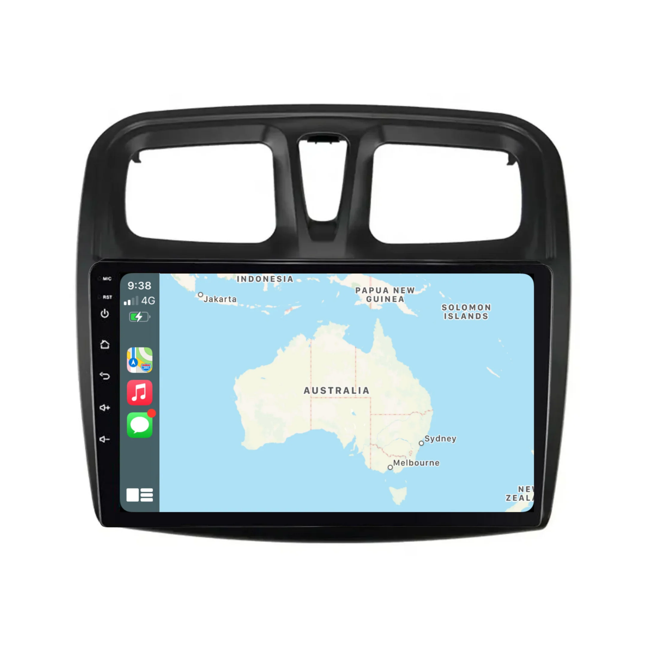 Renault Logan/Sandero (2015-2018) Plug & Play Head Unit Upgrade Kit: Car Radio with Wireless & Wired Apple CarPlay & Android Auto - Image 2
