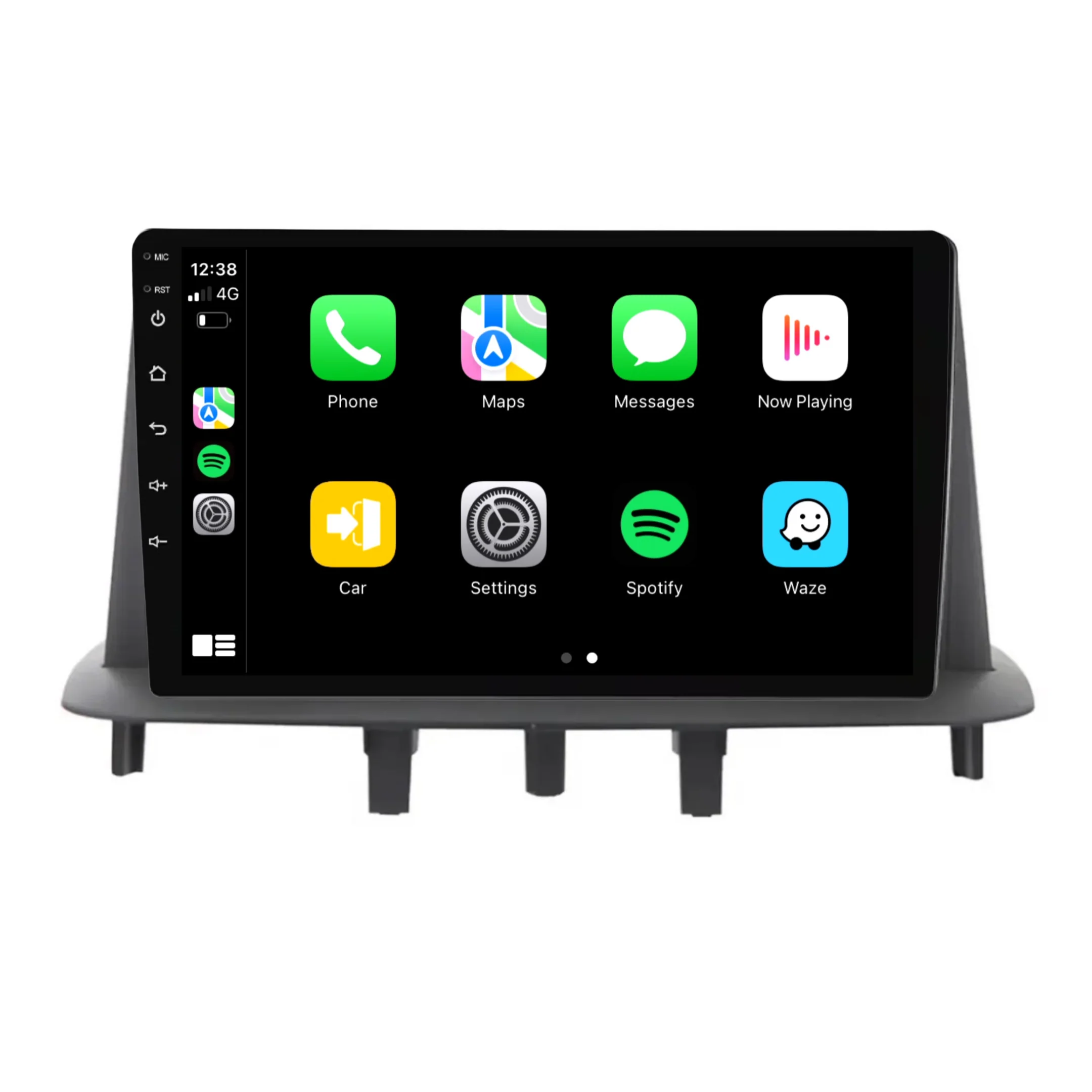 Renault Megane 3 (2009-2014) Plug & Play Head Unit Upgrade Kit: Car Radio with Wireless & Wired Apple CarPlay & Android Auto