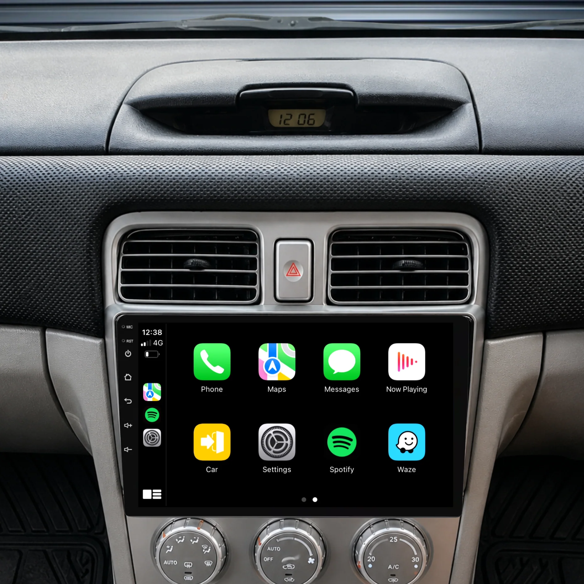 Subaru Forester (2004-2008) Plug & Play Head Unit Upgrade Kit: Car Radio with Wireless & Wired Apple CarPlay & Android Auto