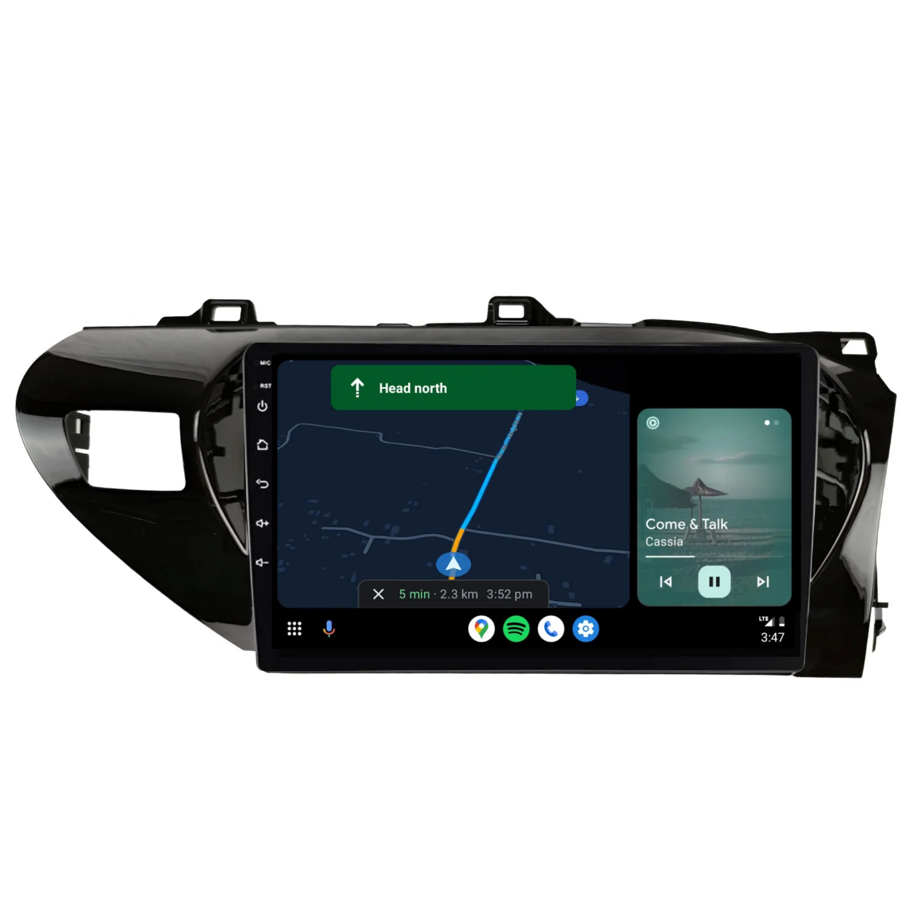 Toyota Hilux N80 / SR5 (2014-2022) Plug & Play Head Unit Upgrade Kit: Car Radio with Wireless & Wired Apple CarPlay & Android Auto - Image 6