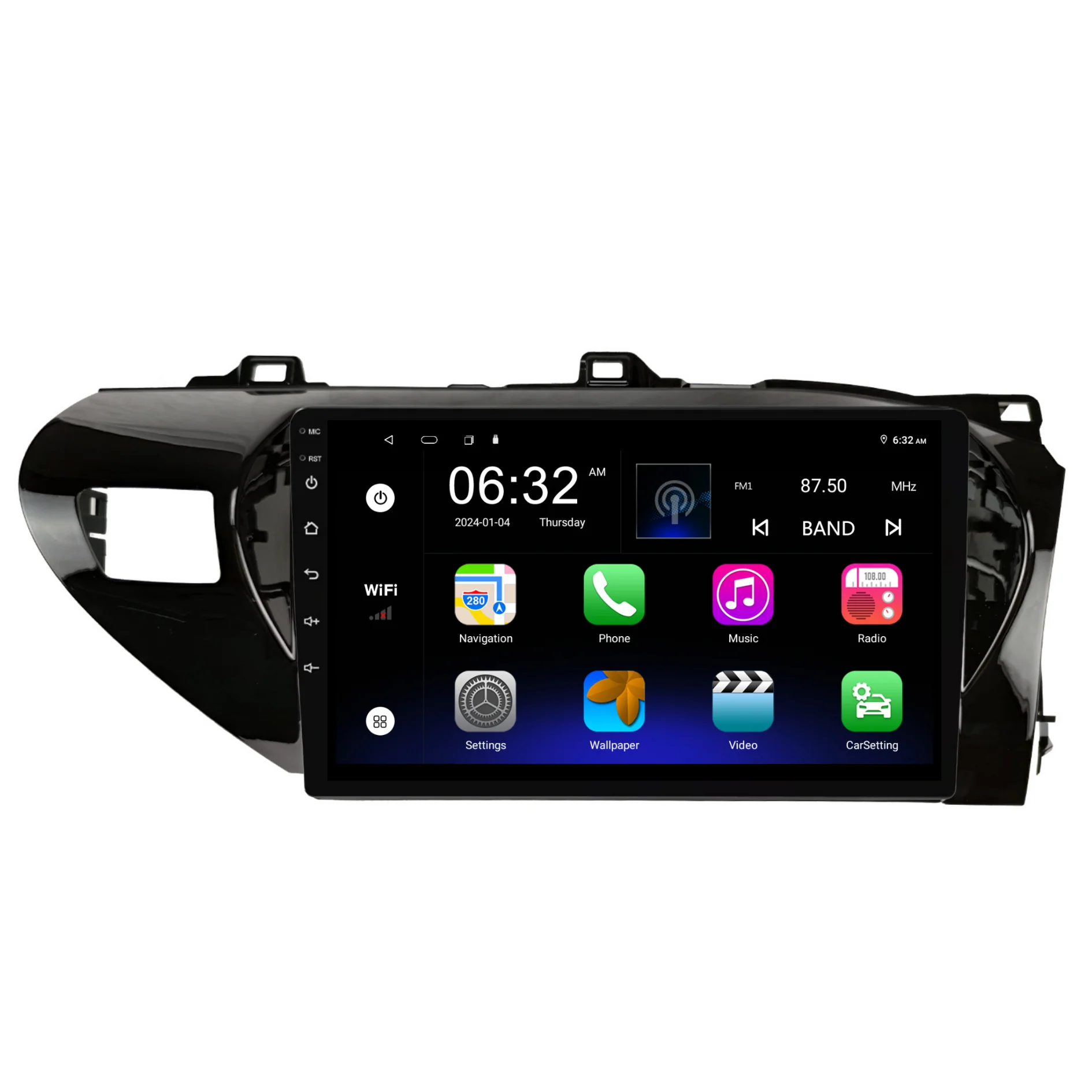 Toyota Hilux N80 / SR5 (2014-2022) Plug & Play Head Unit Upgrade Kit: Car Radio with Wireless & Wired Apple CarPlay & Android Auto - Image 8